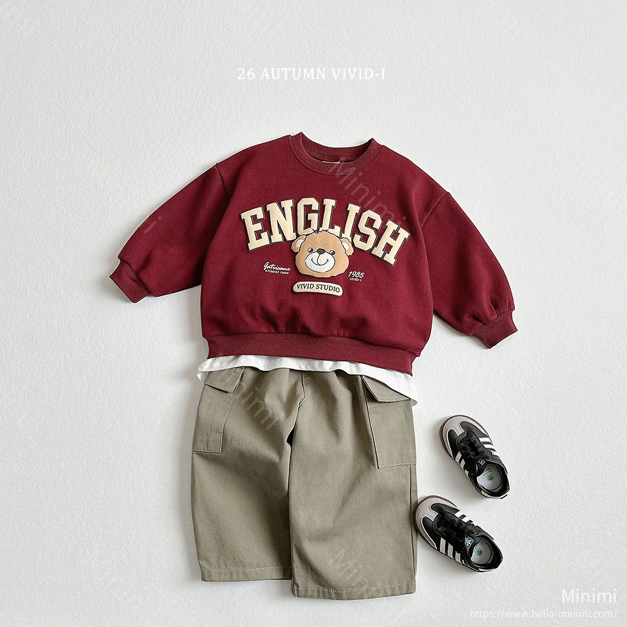 VIVID-I 3D English Bear Sweatshirt 細節圖 7