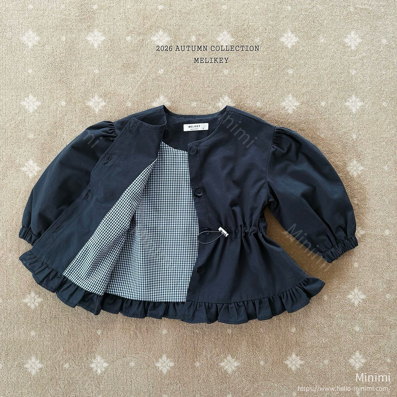 Melikey Momo Frill Trench Coat 細節圖 7