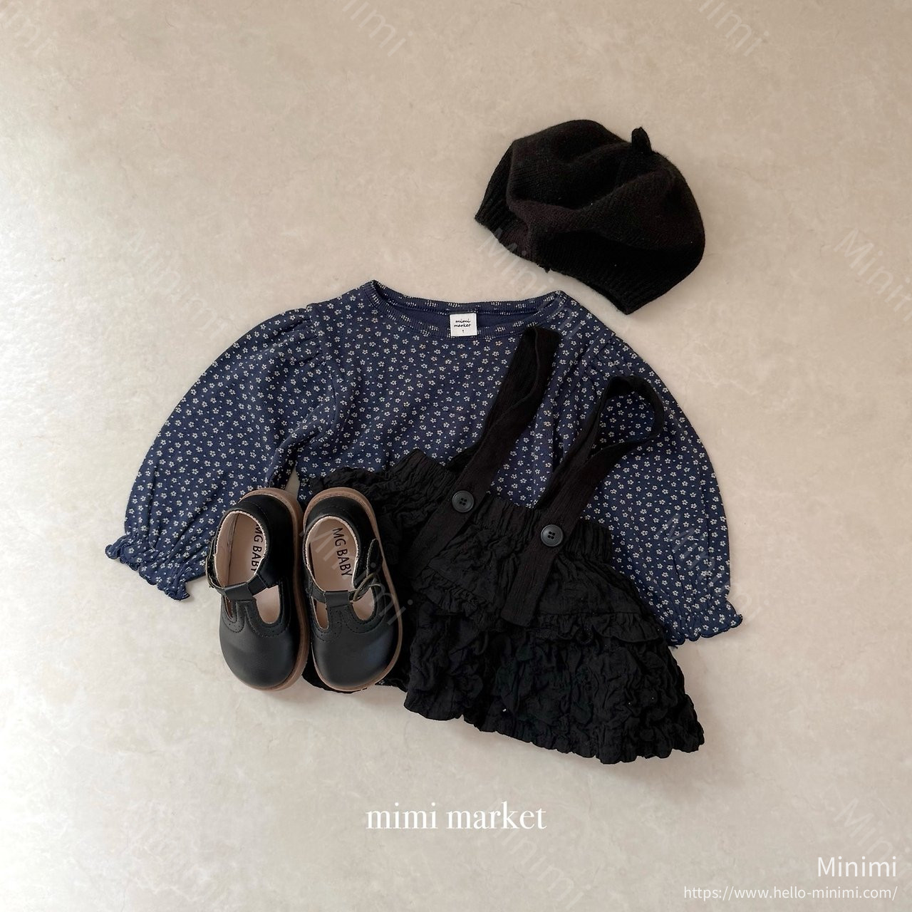 mimi-market Pleats Collar T-shirt 細節圖 17