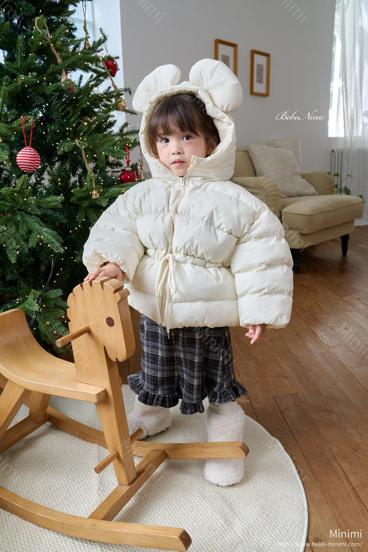 bebe nine Arc Bear Padded Jacket 韓國童裝現貨