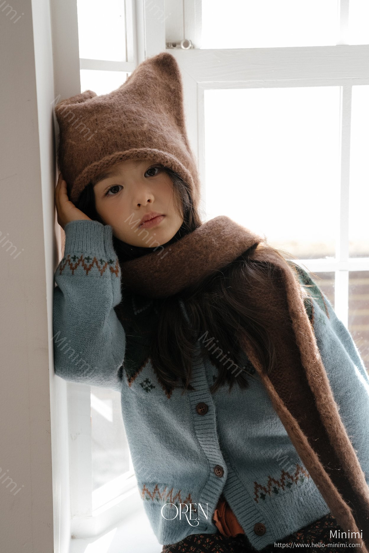 Oren Cat Muffler Beanie 細節圖 3