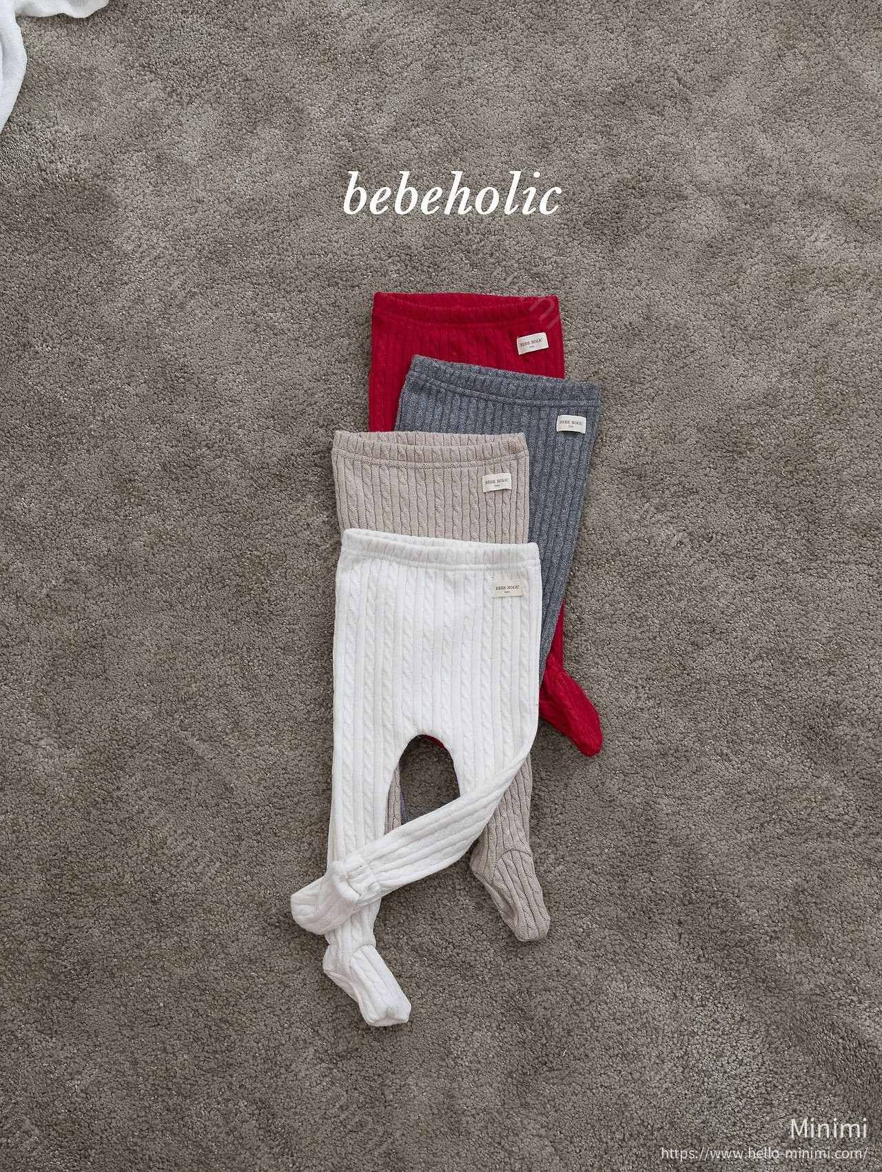 BEBEHOLIC Knit Footed Leggings 細節圖 7