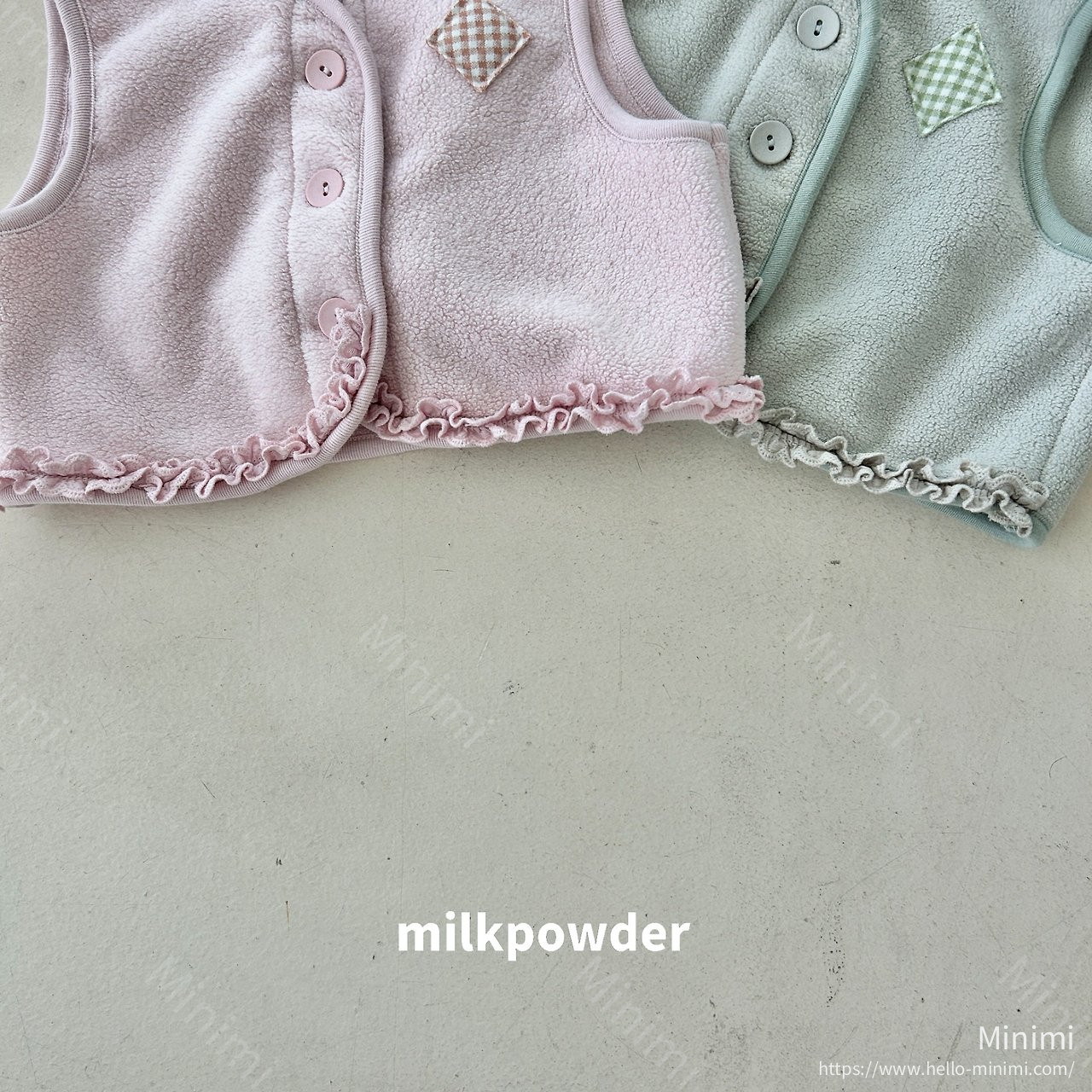 milkpowder Fogny Fleece Vest 細節圖 4