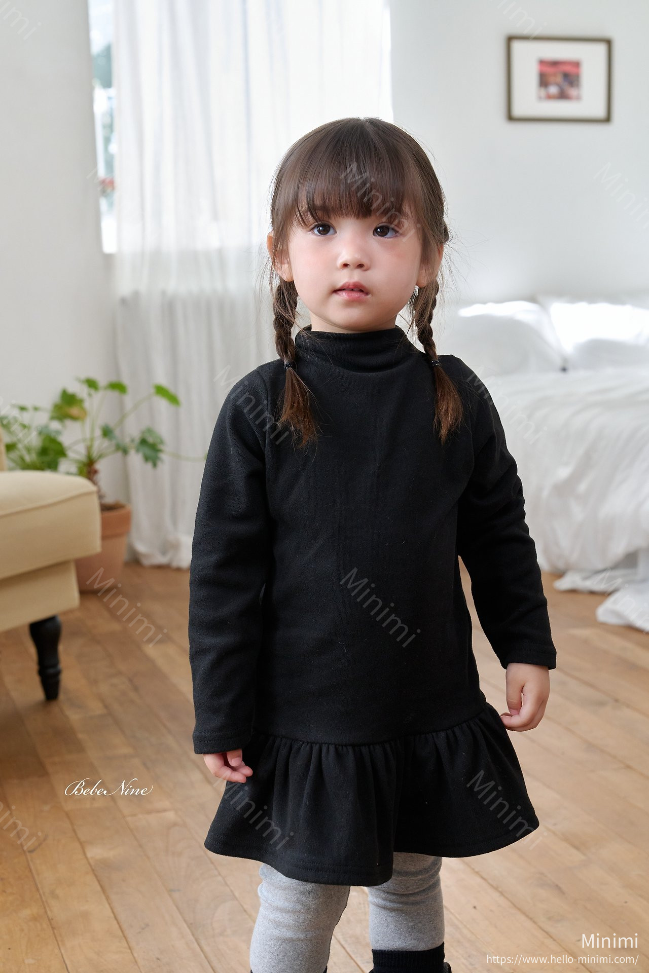 bebe nine Mock-Neck Dress 細節圖 8