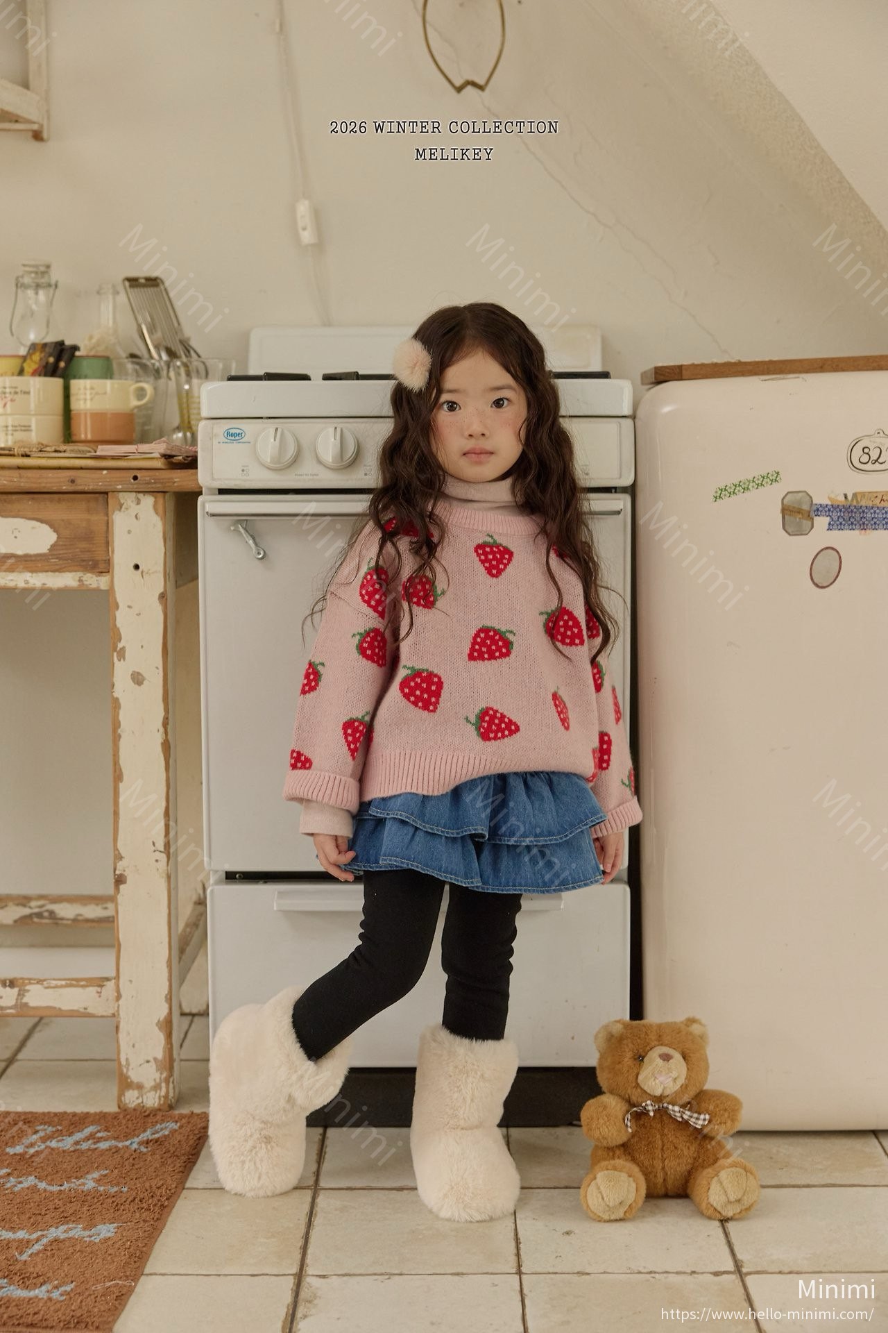 Melikey Denim Tiered Skirt 細節圖 5