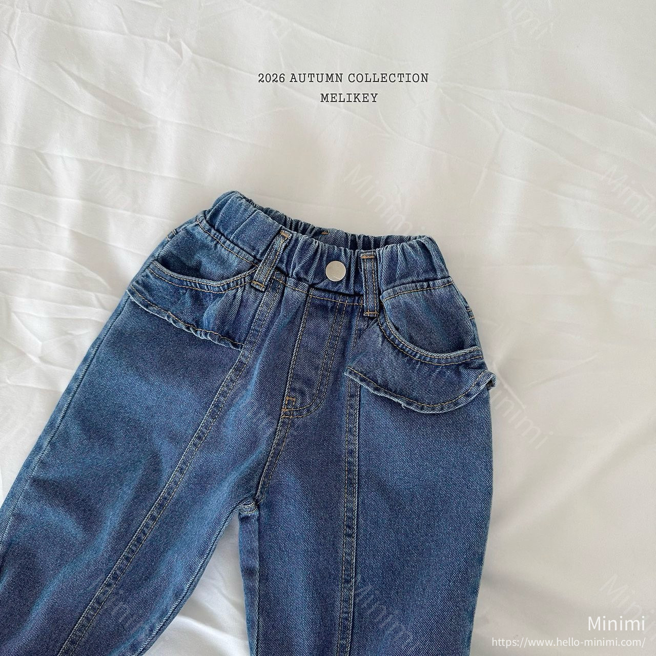 Melikey Frill Slit Denim Pants 細節圖 5