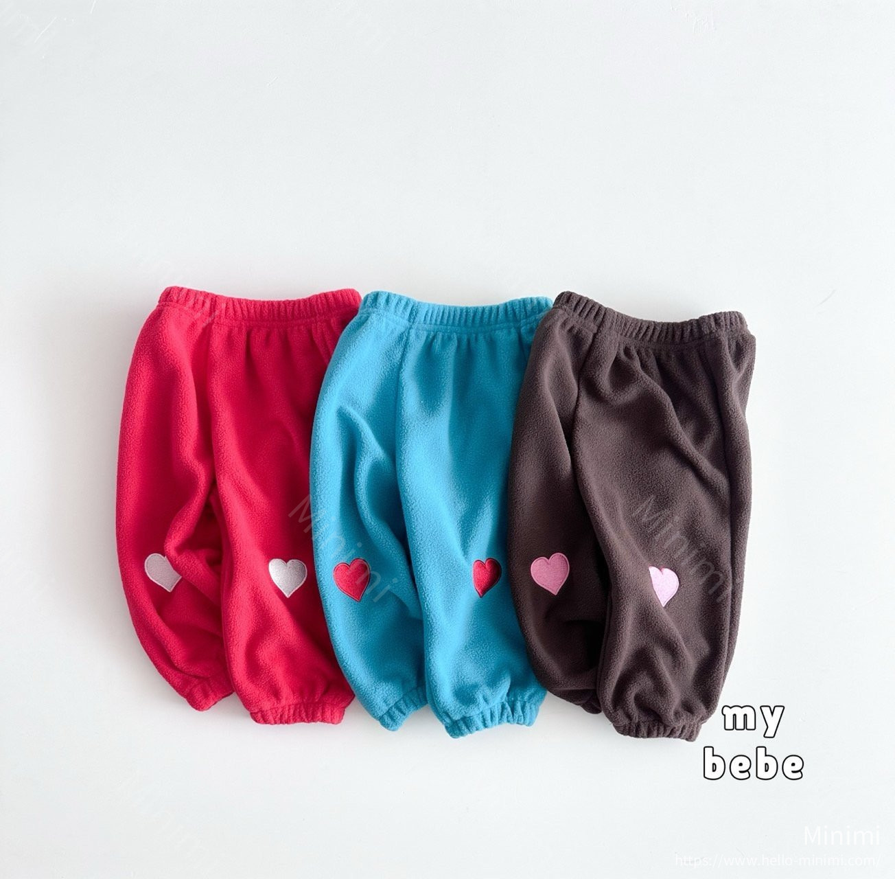 my_bébé Heart Fleece Pants 細節圖 3