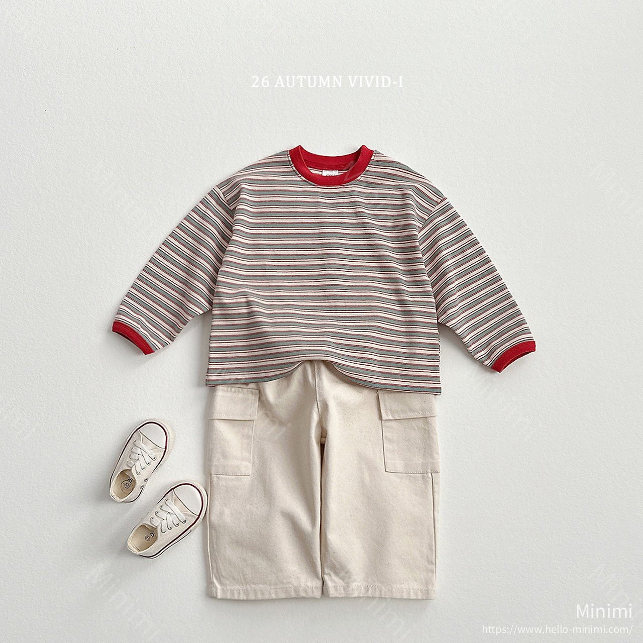 VIVID-I Color Block Multi Stripe T-shirt 細節圖 13