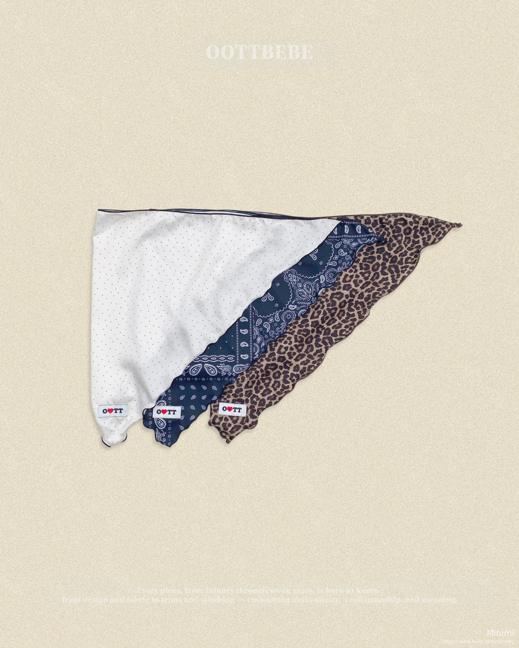 oott bebe Point Scarf 細節圖 3