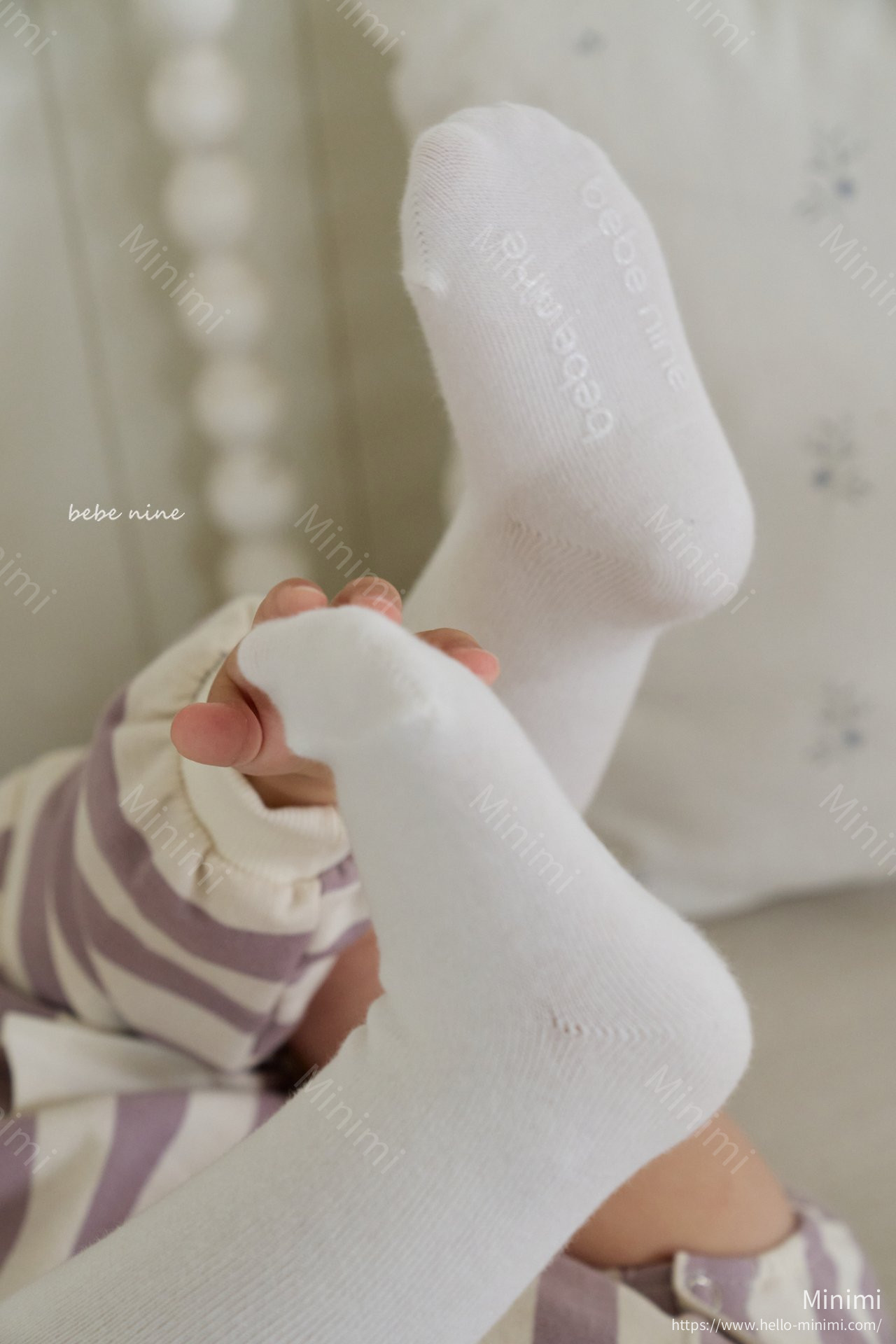bebe nine Nine Soft Knee Socks Set 細節圖 8