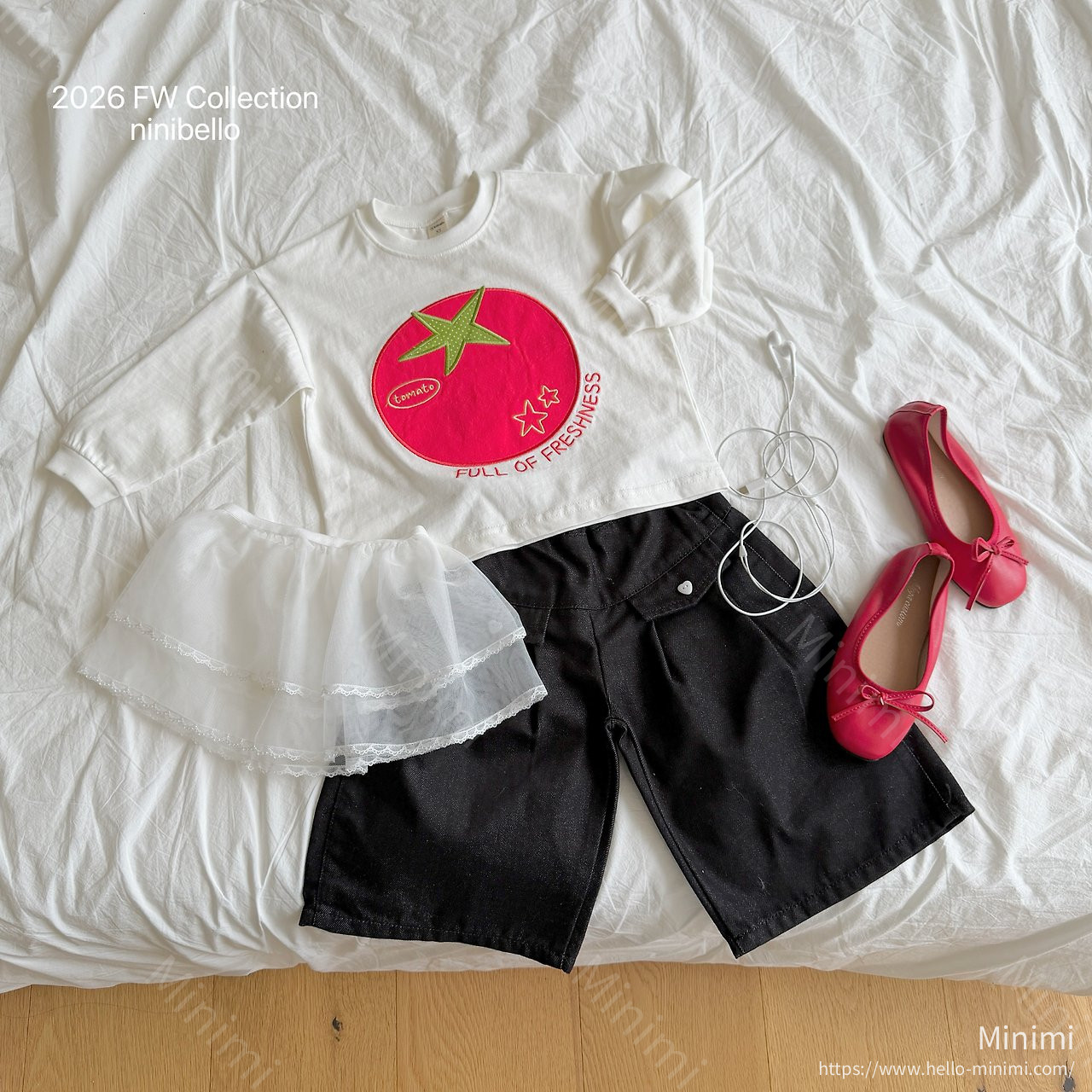 ninibello Tomato Patch T-shirt 細節圖 7