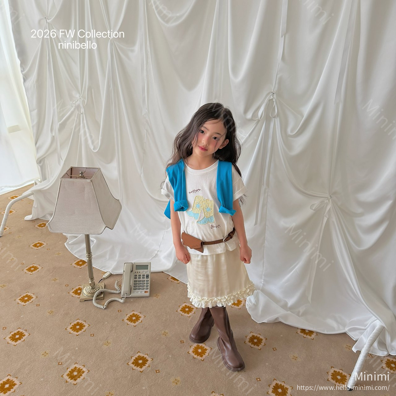 ninibello Miko Satin Skirt 細節圖 21