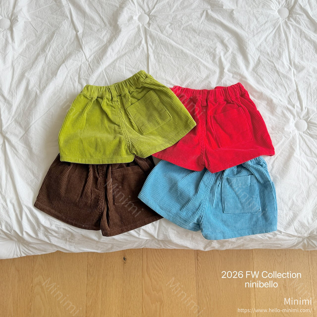 ninibello Peekaboo Corduroy Shorts 細節圖 3