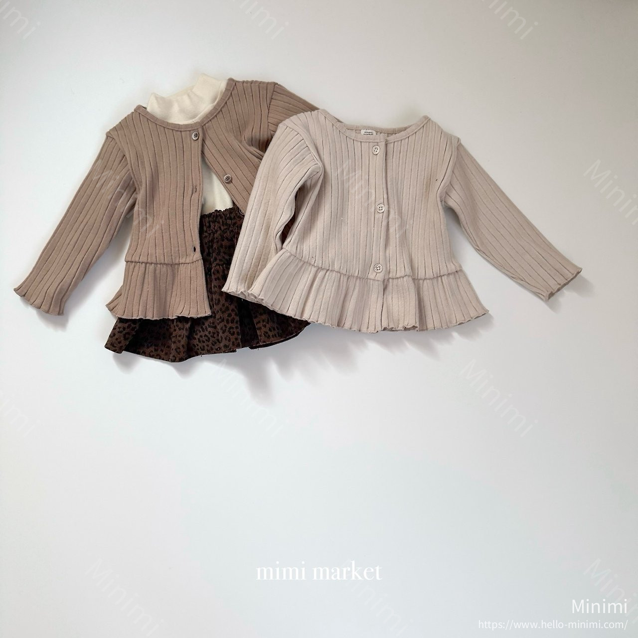 mimi-market Snow Frill Cardigan 細節圖 3