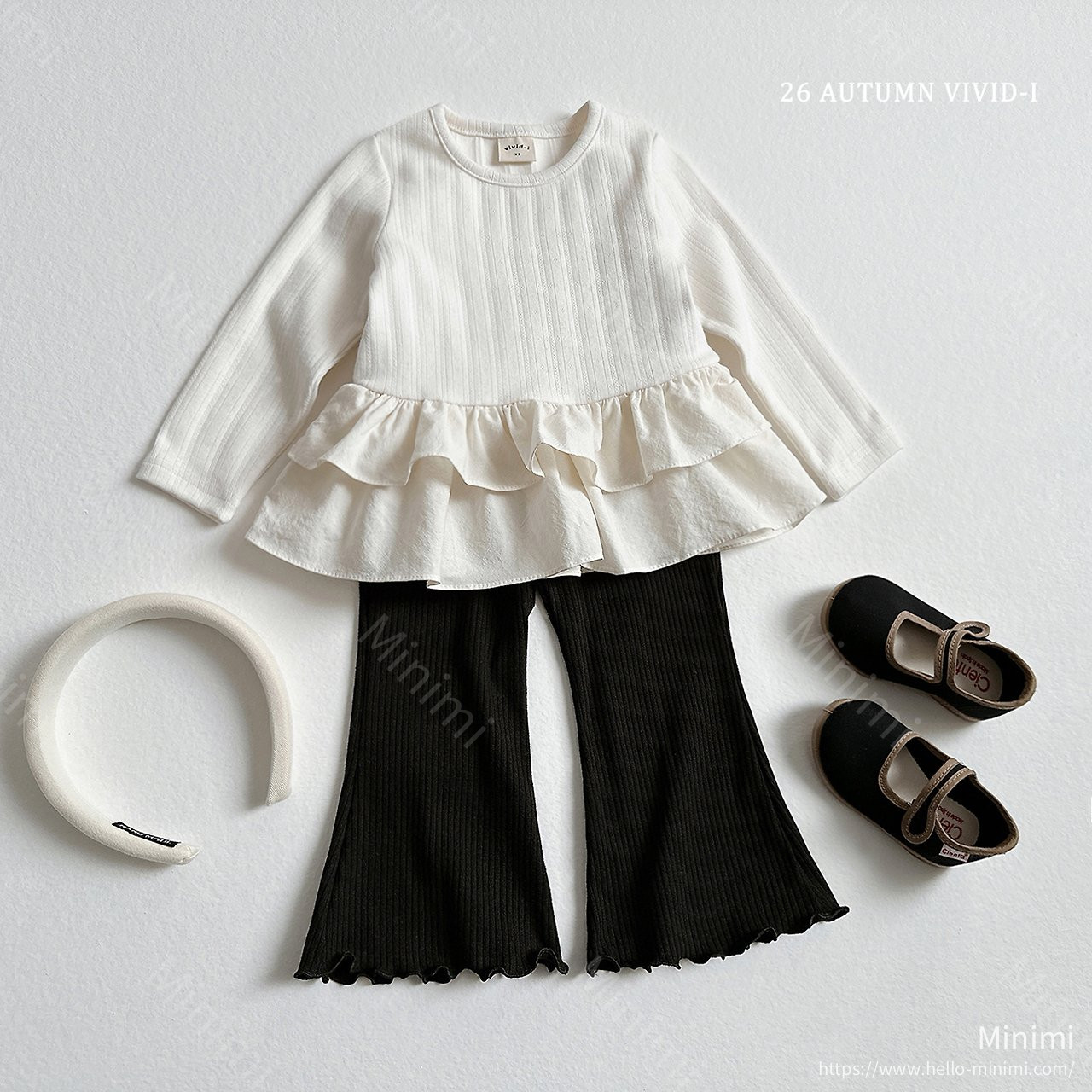 VIVID-I Ribbed Span Ruffle Pants 細節圖 6