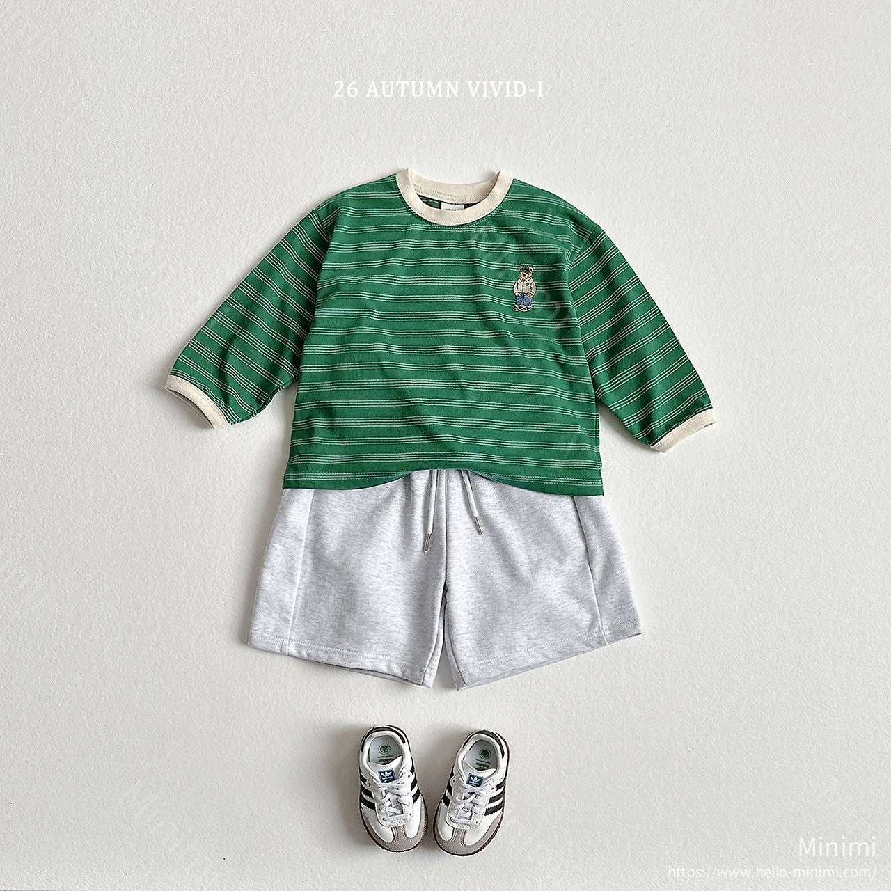 VIVID-I Signature Bear Stripe T-shirt 細節圖 12