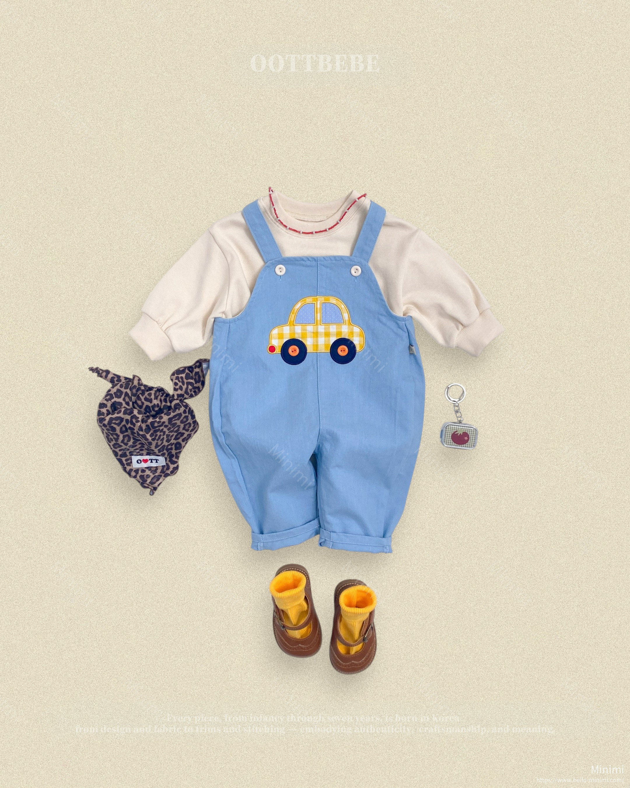oott bebe Boongboong Denim Overalls 細節圖 6