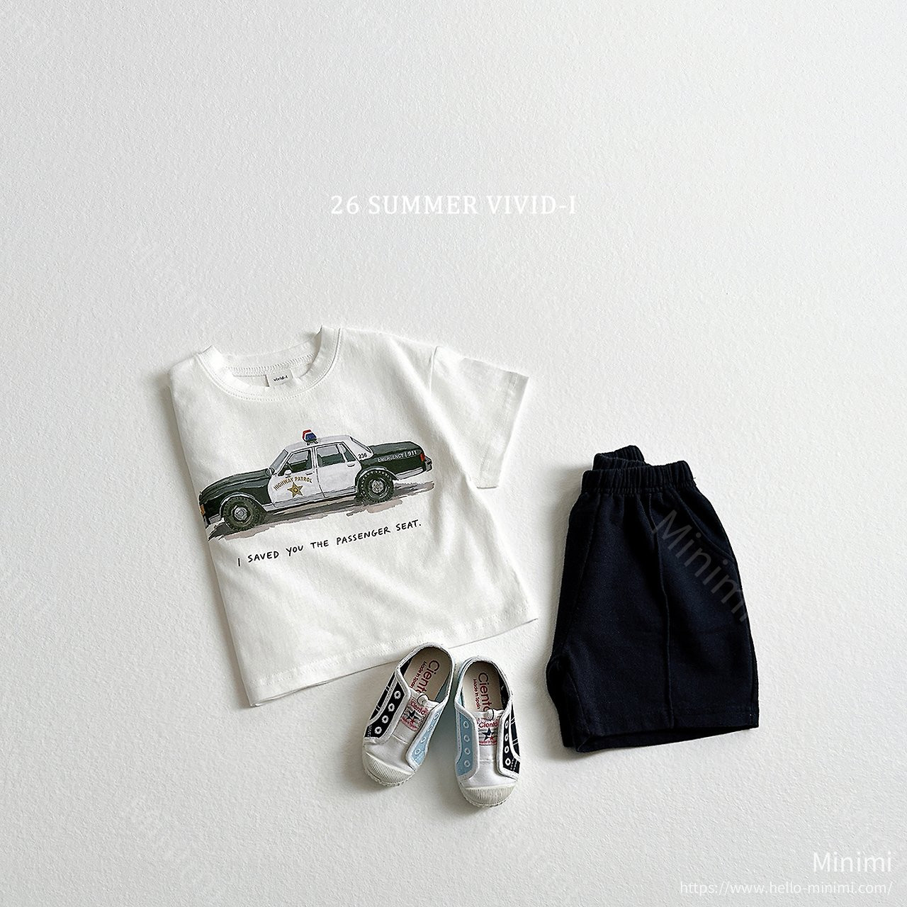 VIVID-I Vintage Car T-Shirt 細節圖 7