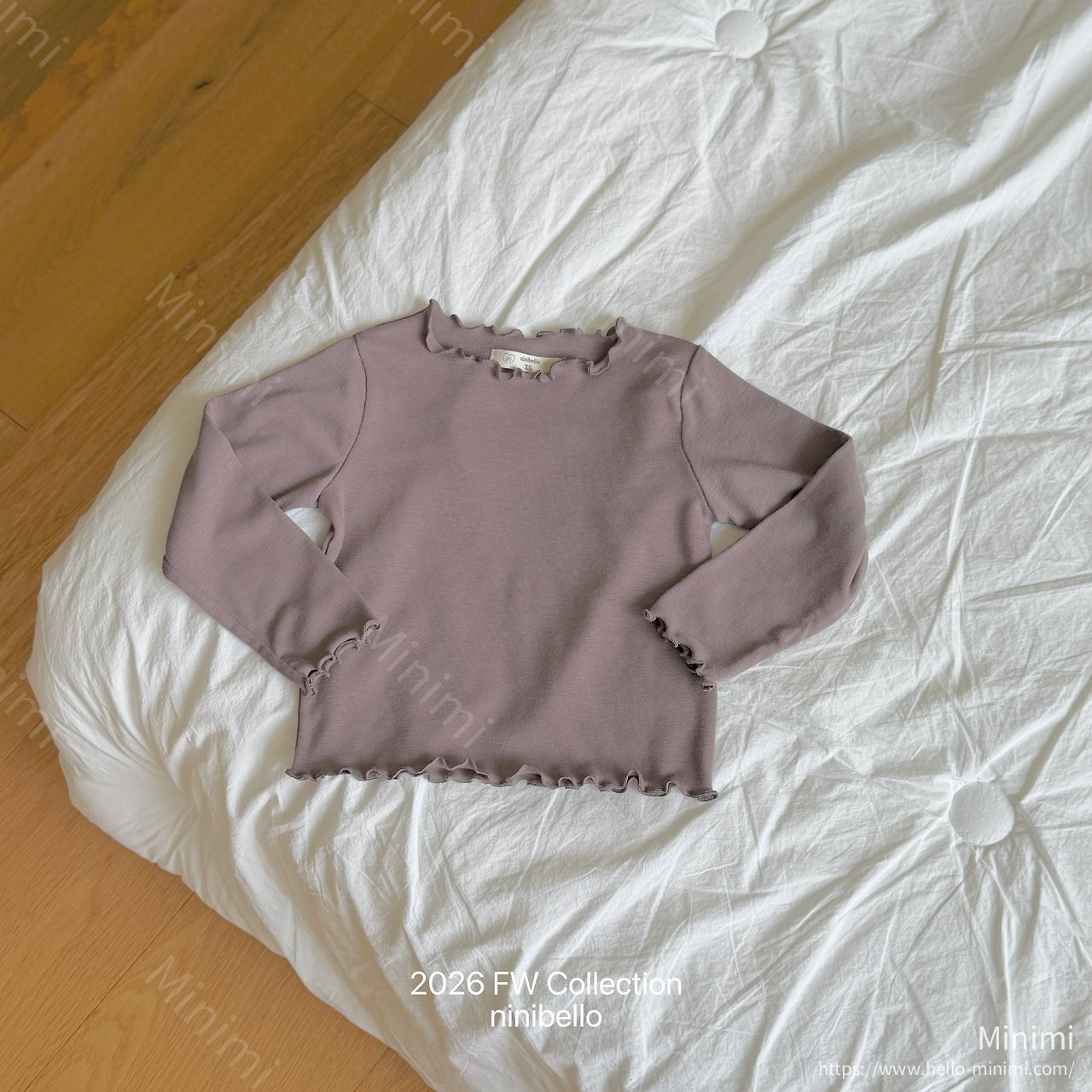 ninibello Soft Frill T-shirt 細節圖 4