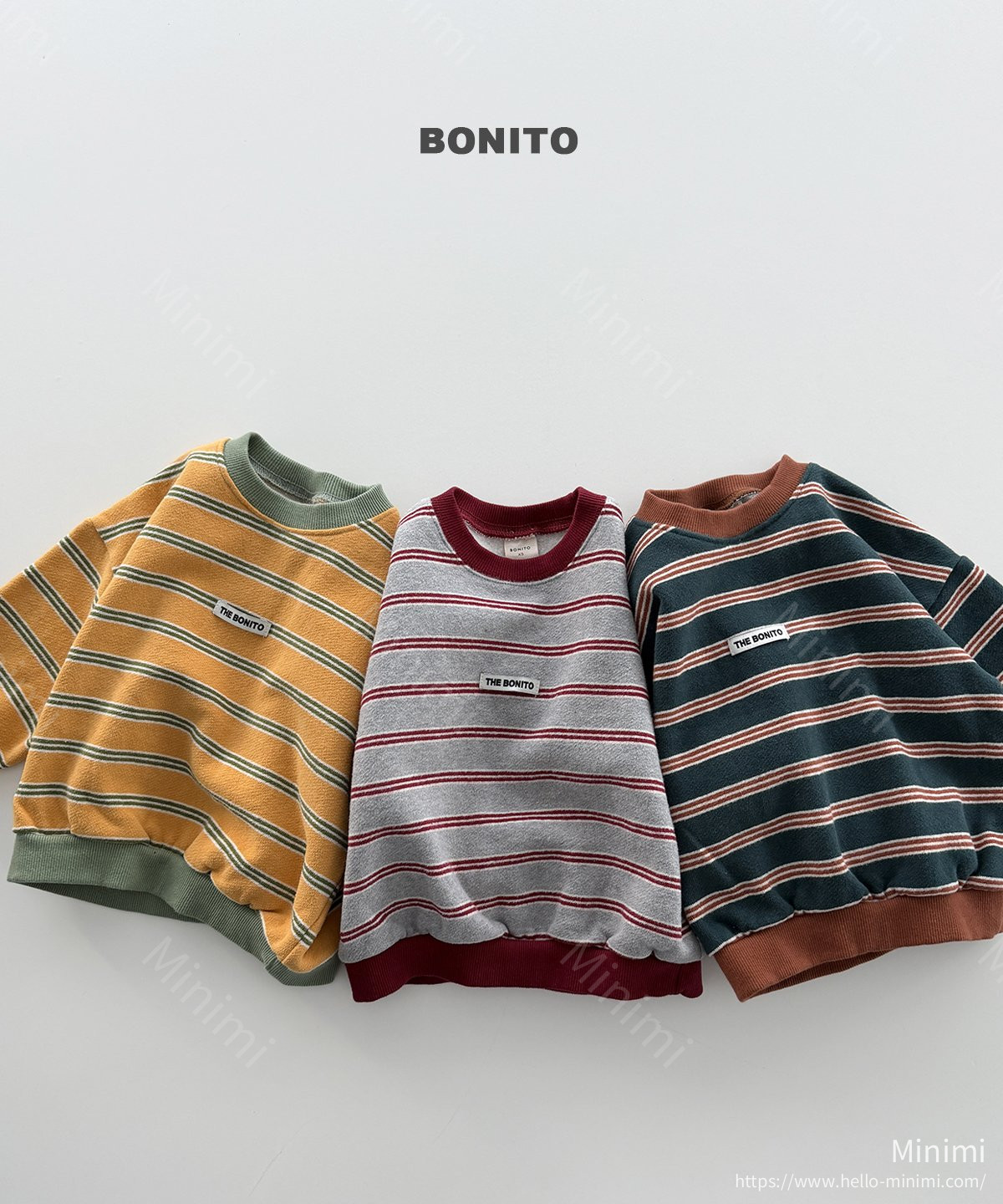 BONITO Monica Stripe Sweatshirt 細節圖 3