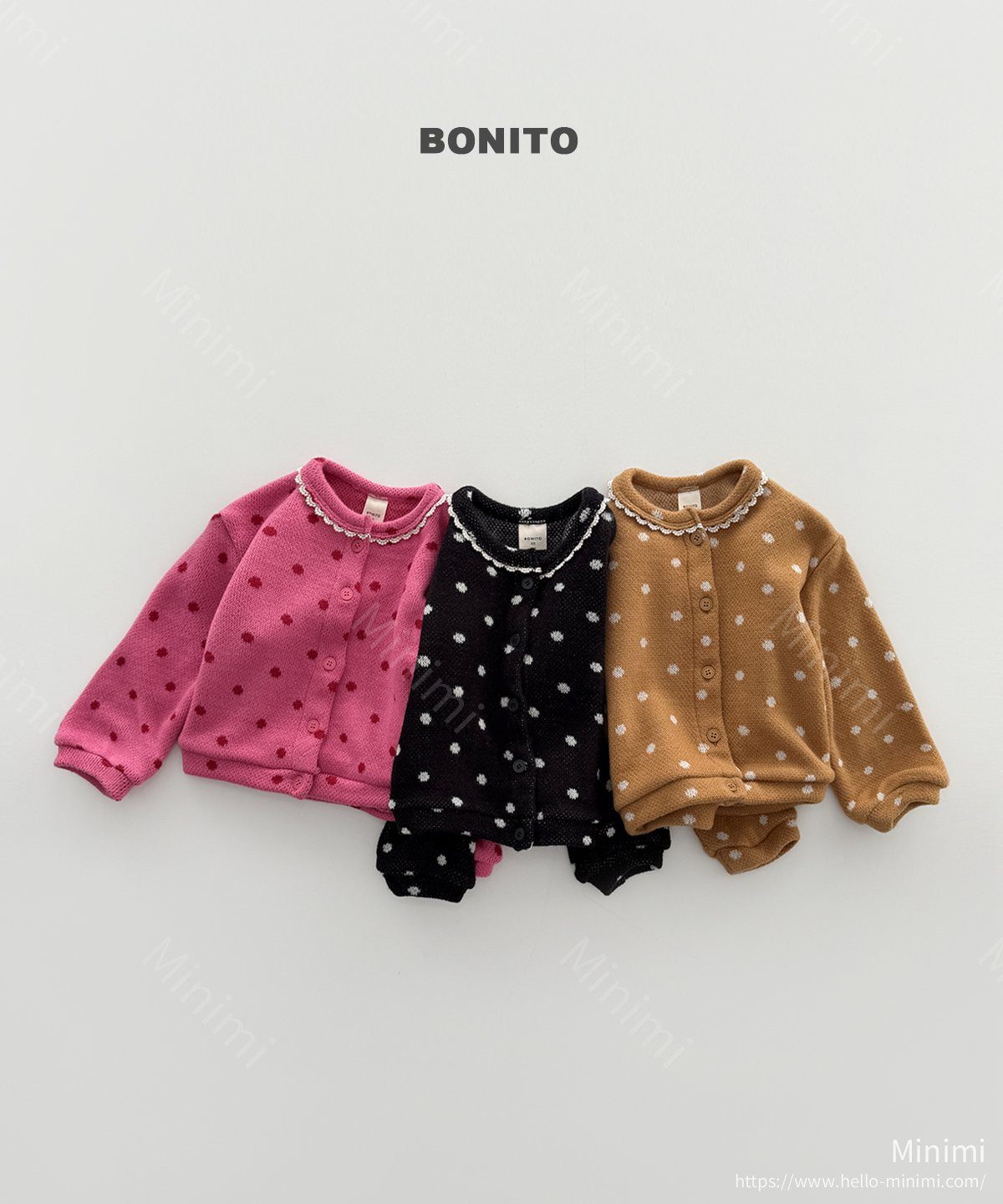 BONITO Dot Cardigan 細節圖 2