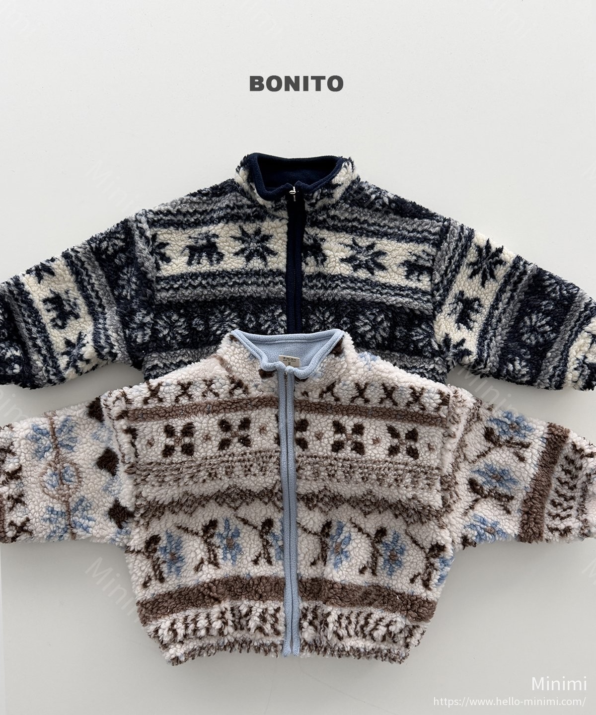 BONITO Nordic Zip-up Jumper 細節圖 1