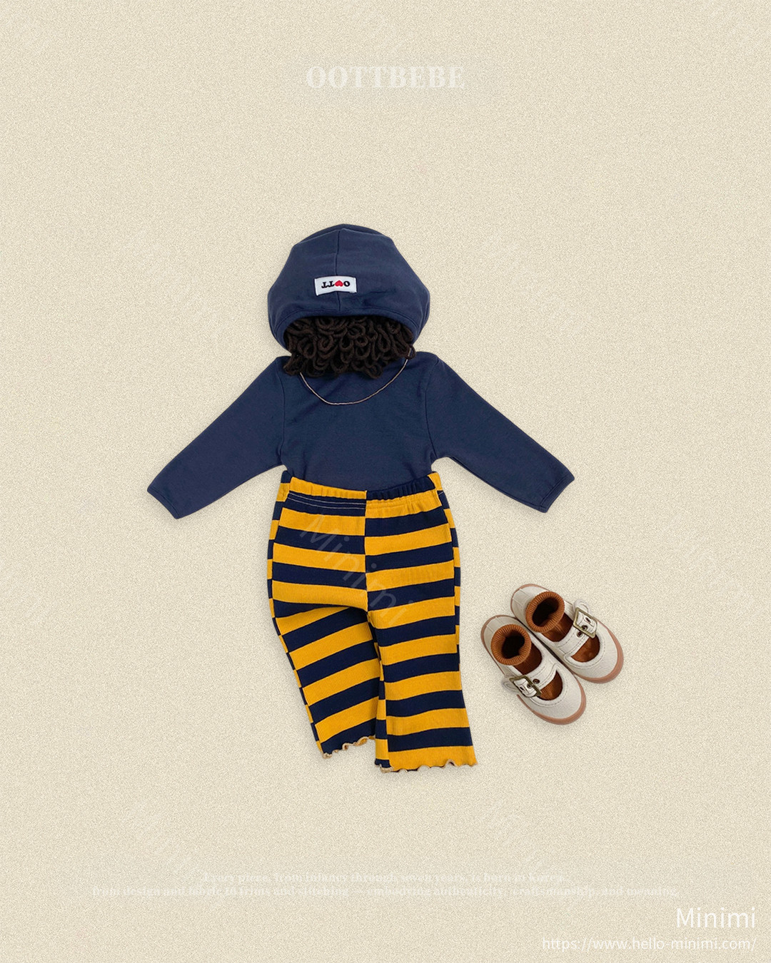 oott bebe Retro Hooded Tight T-shirt 細節圖 4