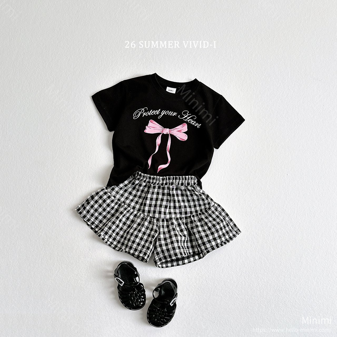 VIVID-I Ribbon Flared T-Shirt Set 細節圖 15