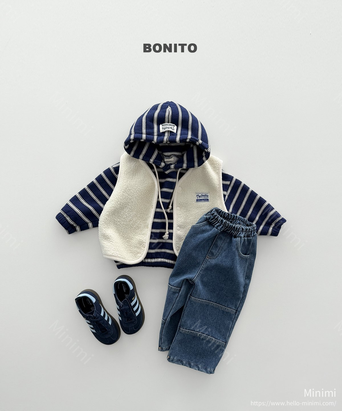 BONITO Jolly Stripe Hoodie 細節圖 6