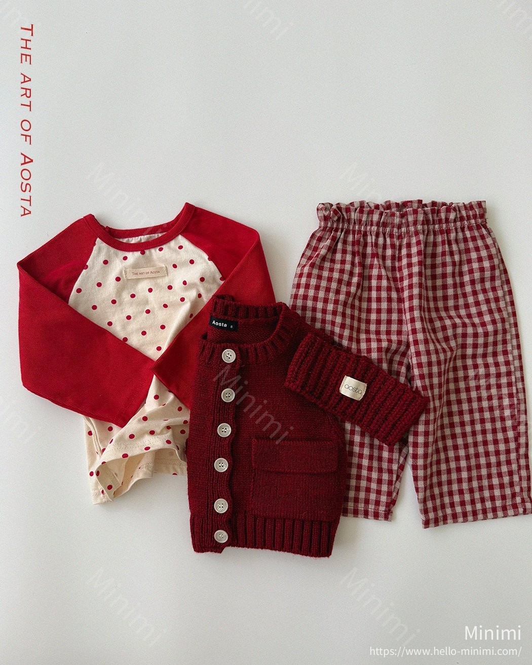 Aosta atelier Caramel Check Pants 細節圖 45