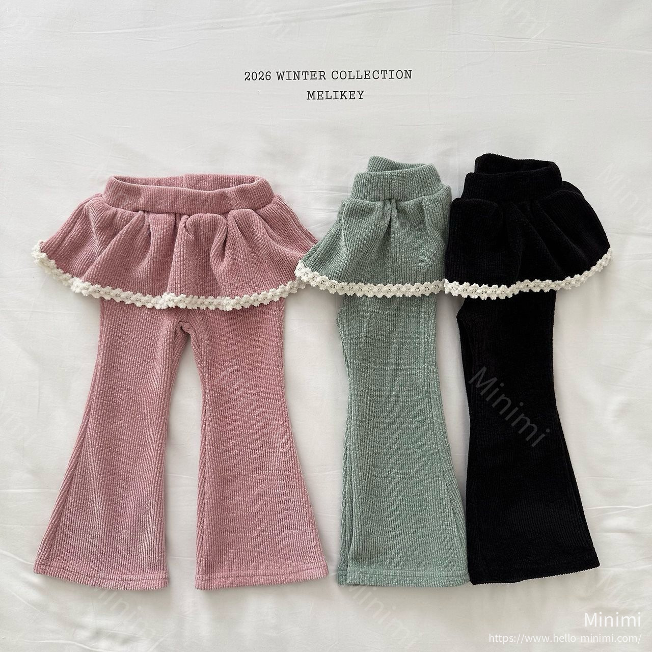 Melikey Frill Velour Bootcut 細節圖 20