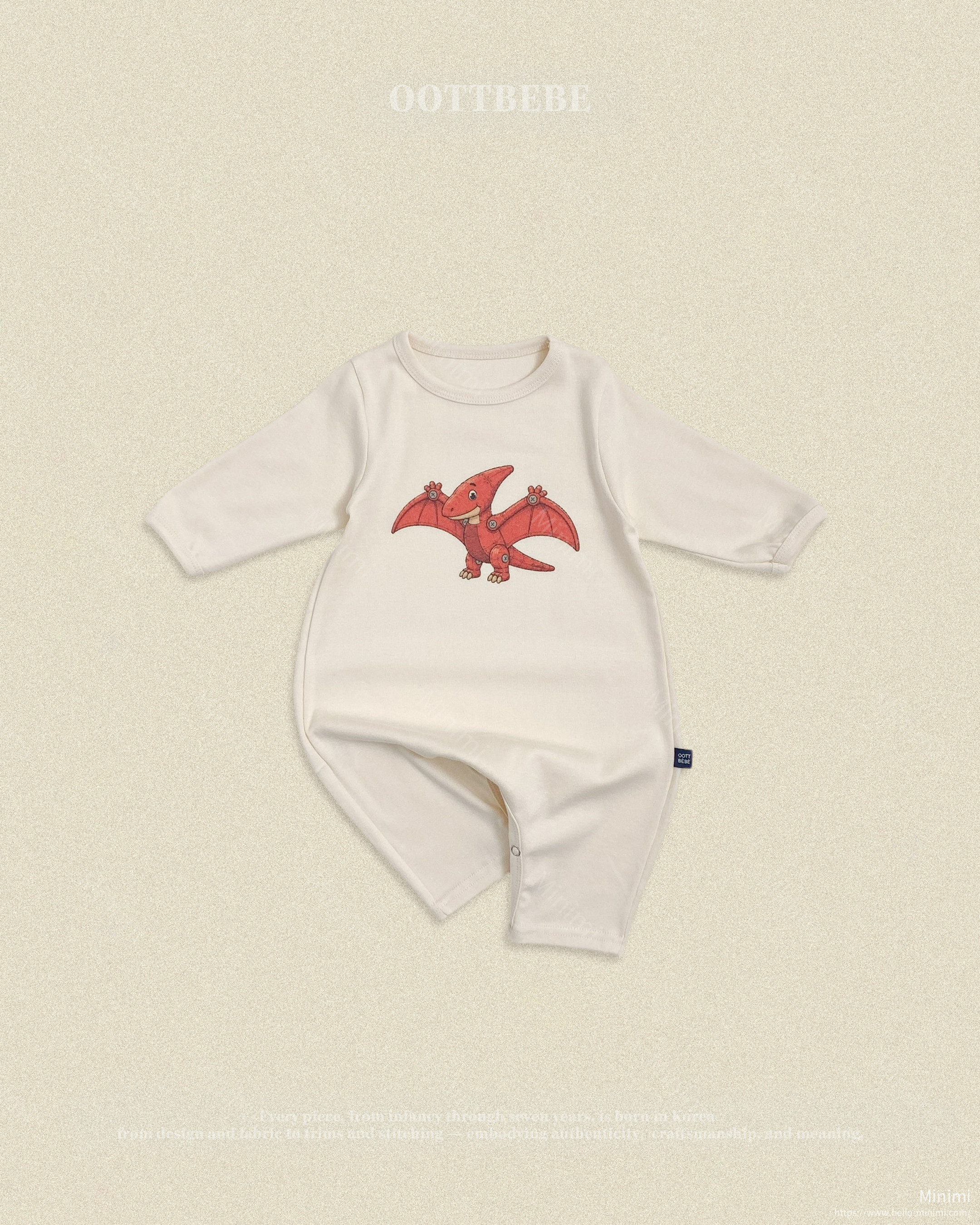oott bebe Robot Dinosaur Full Bodysuit 細節圖 6