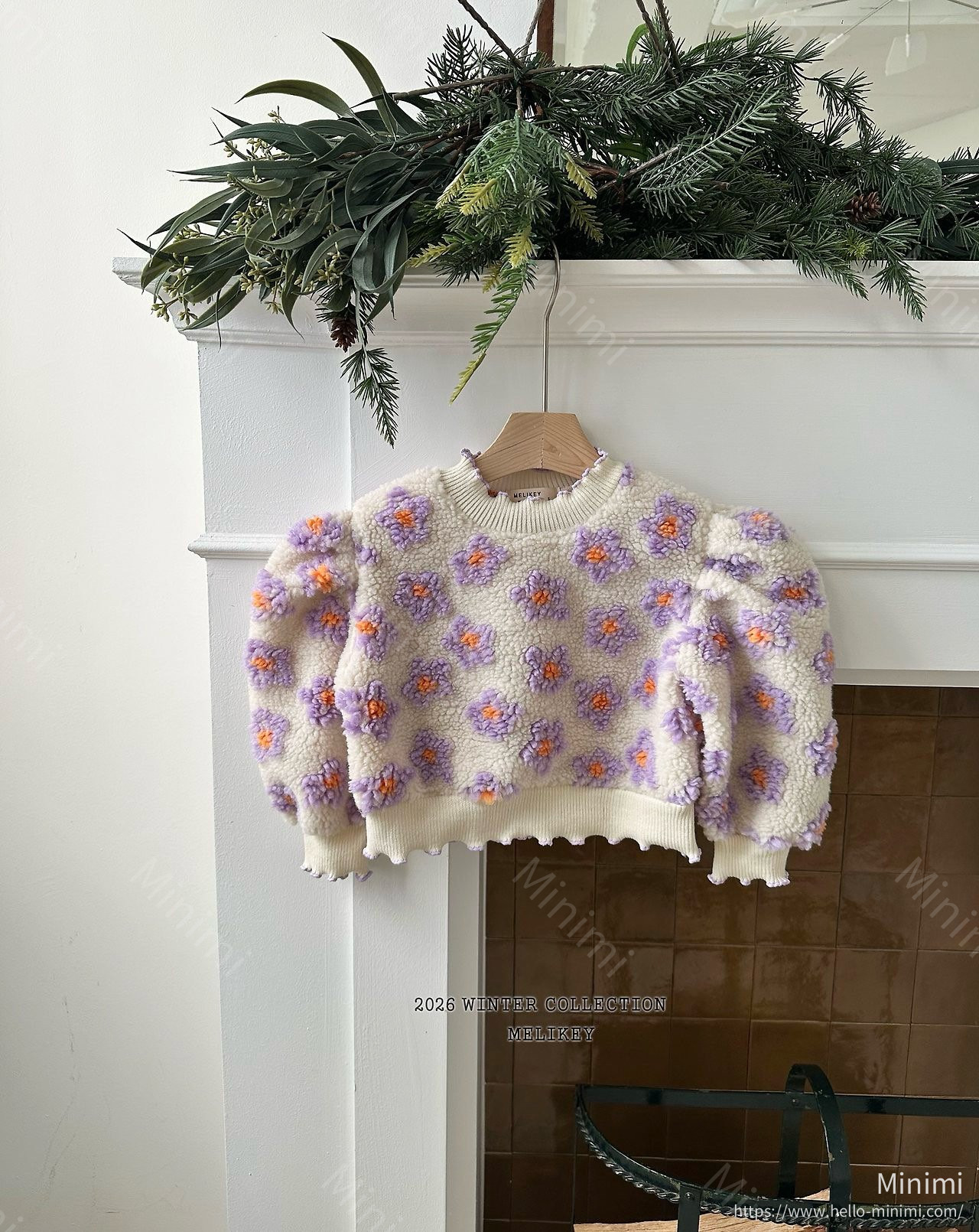 Melikey Flower Fluffy Sweatshirt 細節圖 28
