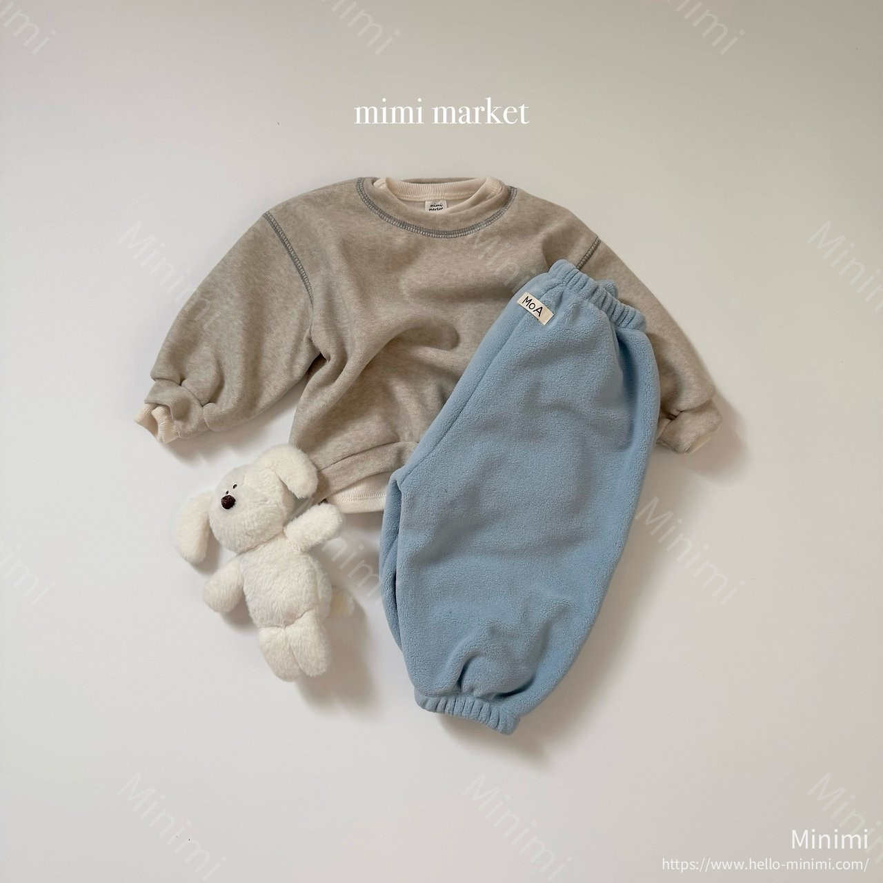 mimi-market Mink Terry Sweatshirt 細節圖 3
