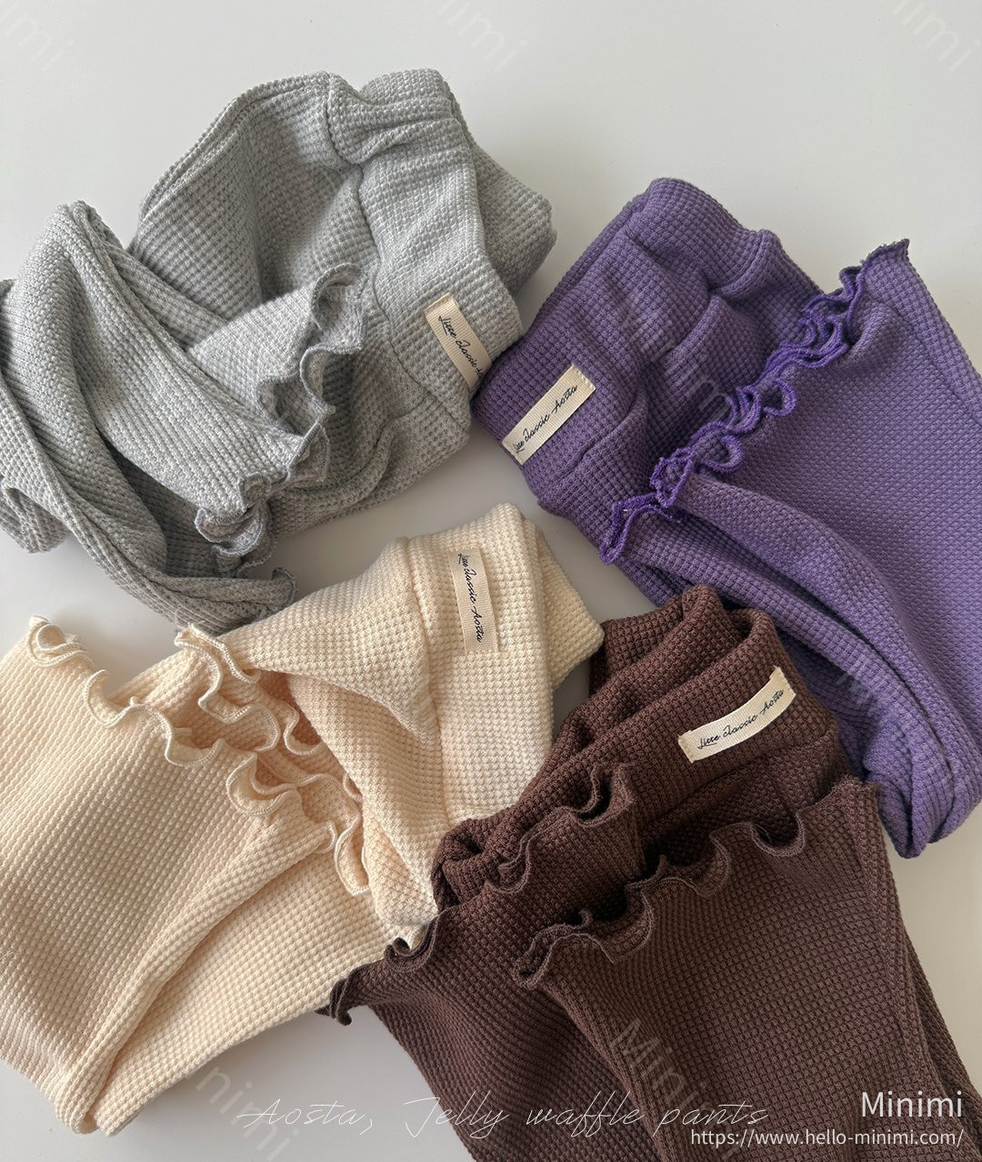 Aosta atelier Jelly Waffle Pants 細節圖 37