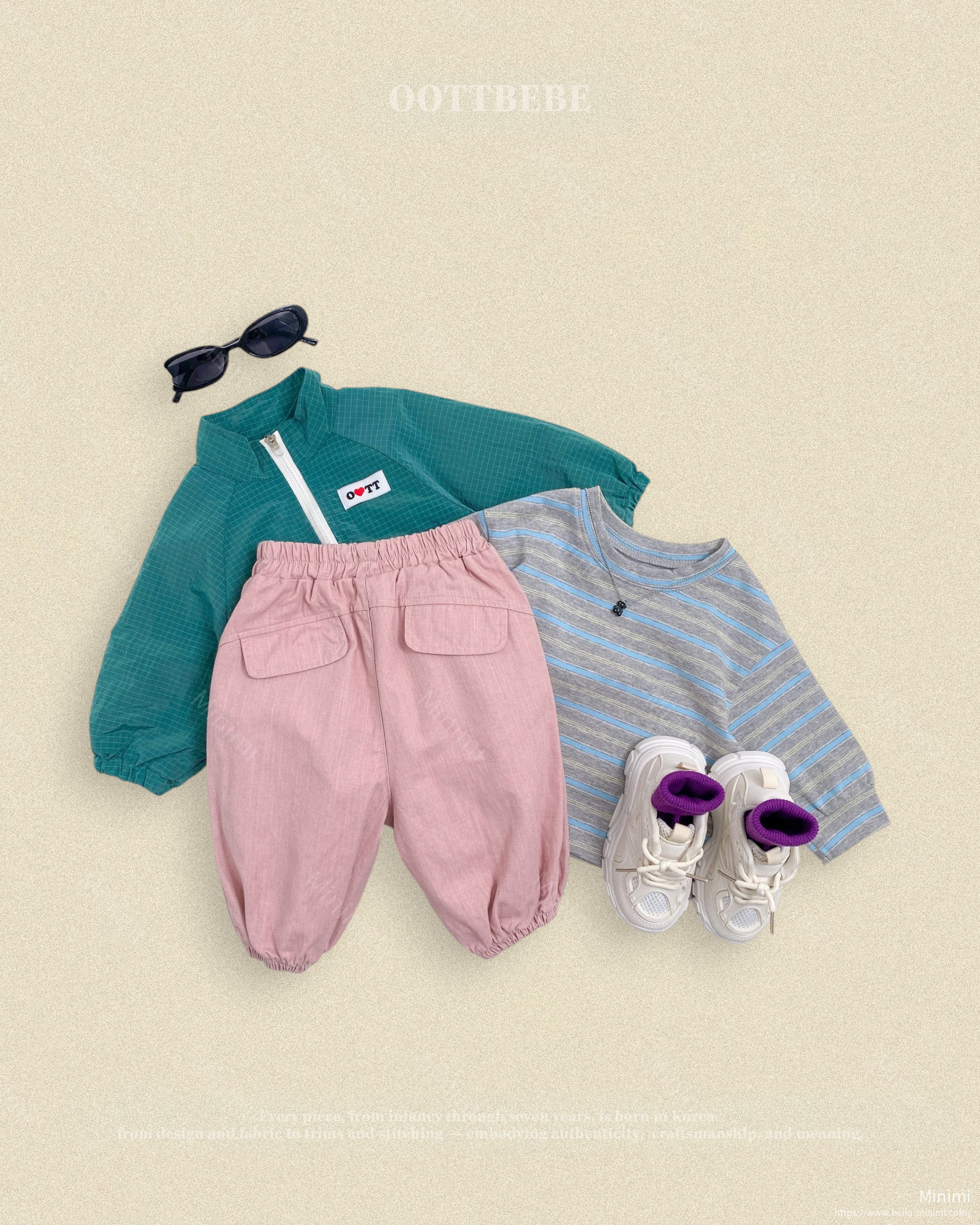oott bebe Hip Slub Pants 細節圖 7