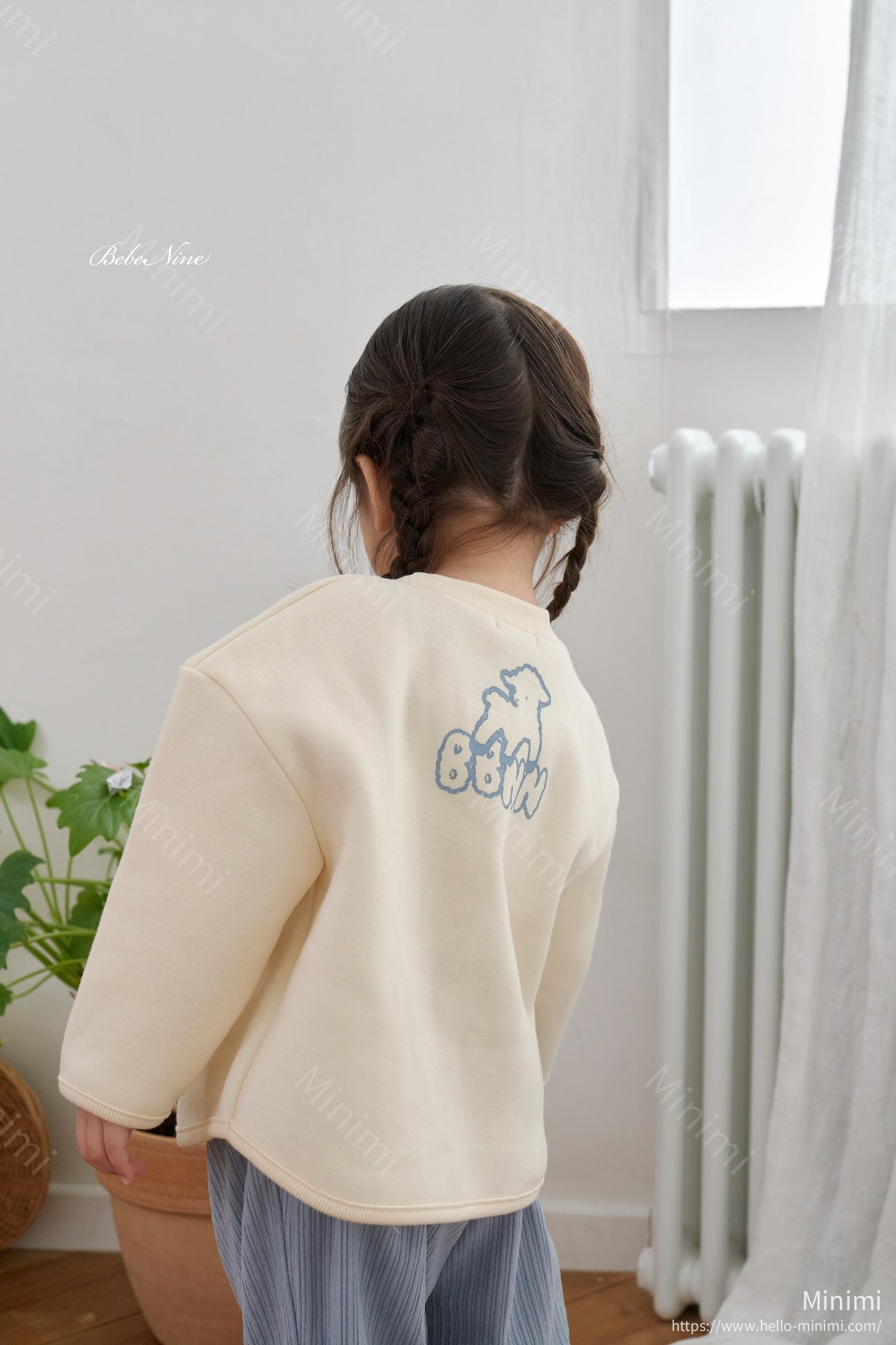 bebe nine Mona Brushed-Lining Sweatshirt 細節圖 7