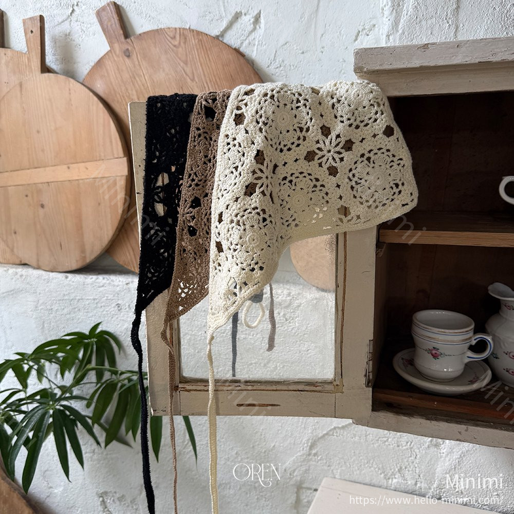 Oren Maison Crochet Kerchief 韓國童裝現貨