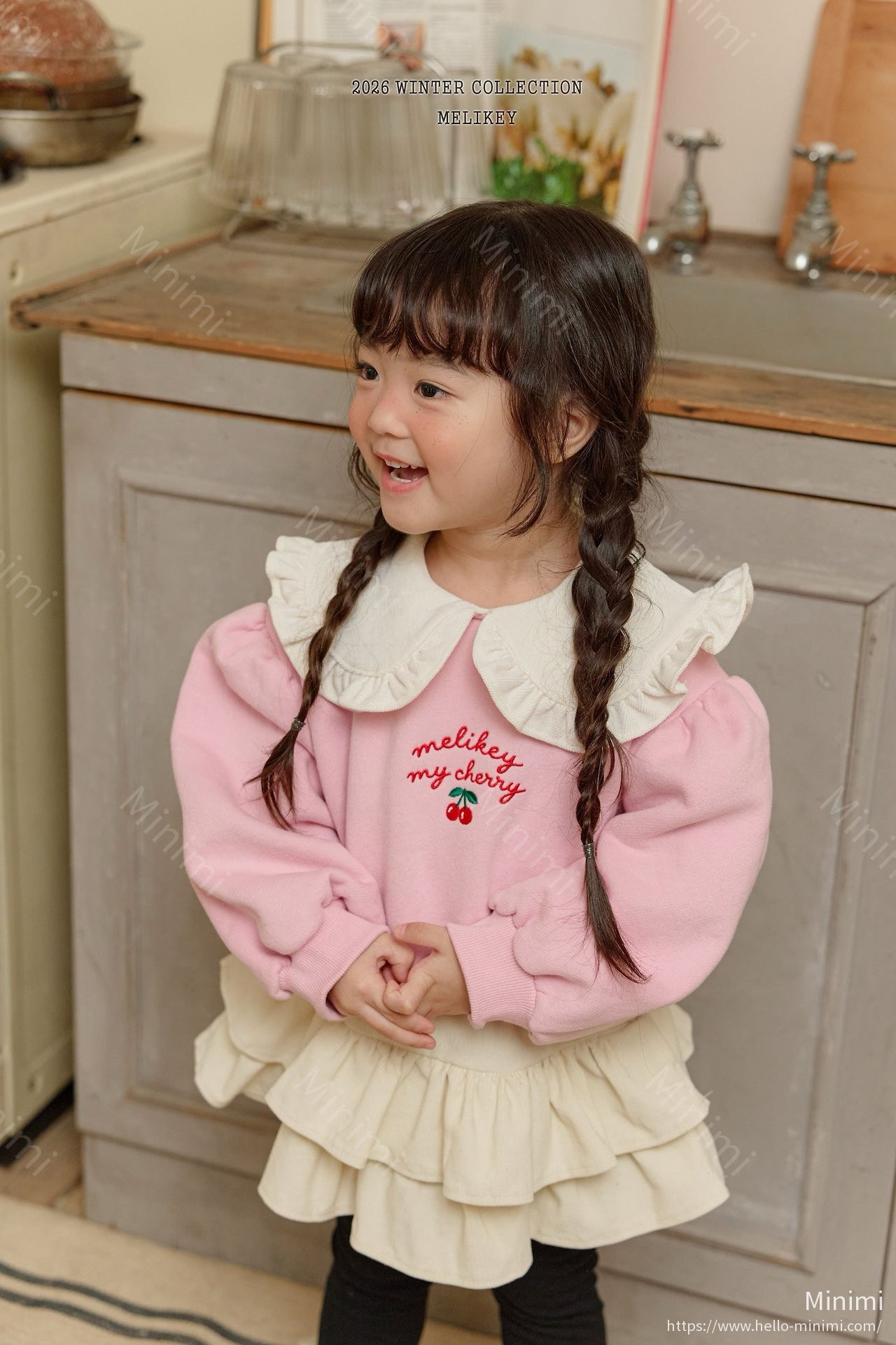 Melikey Cherry Collar Sweatshirt 細節圖 11