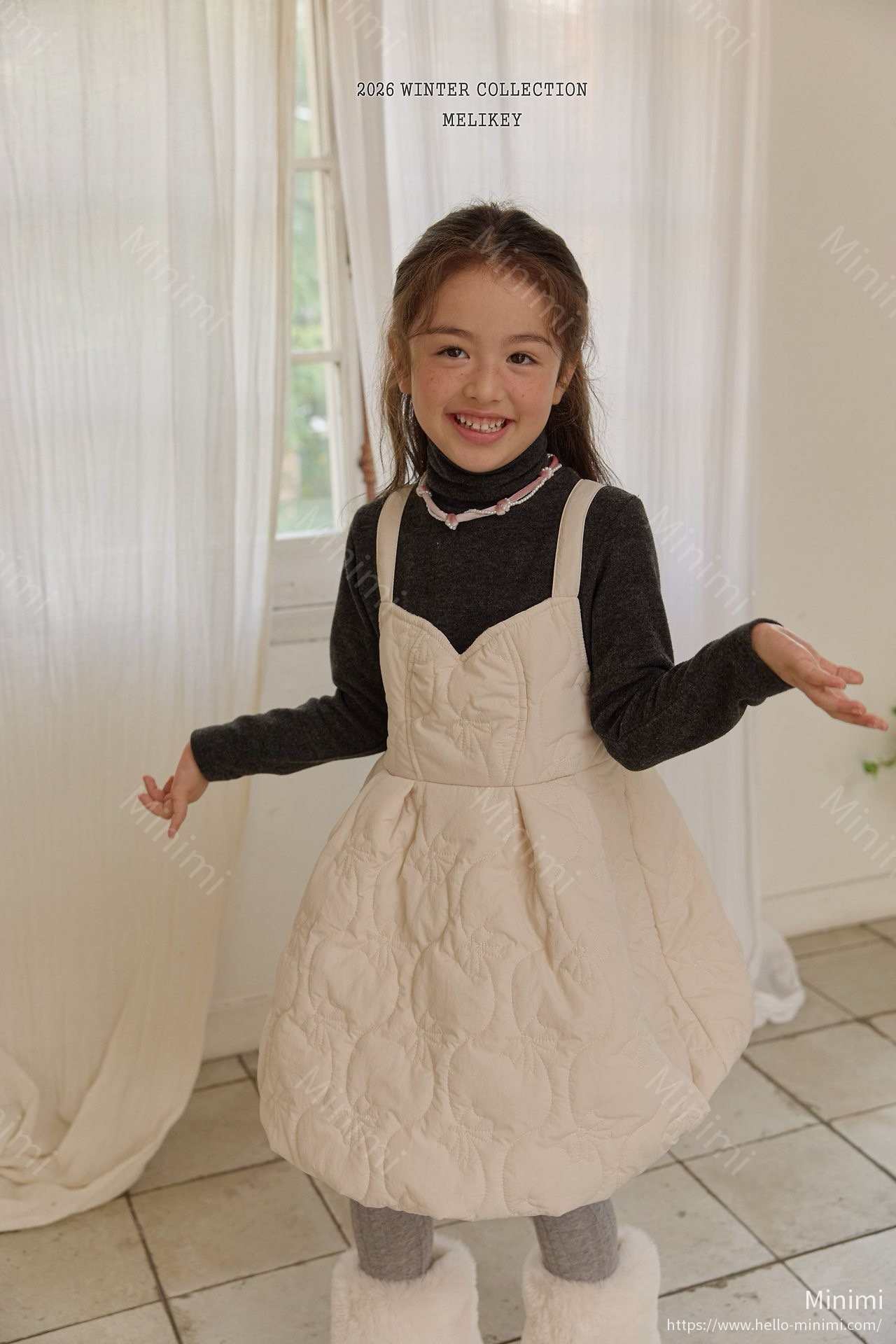 Melikey Quilting Dress 細節圖 9