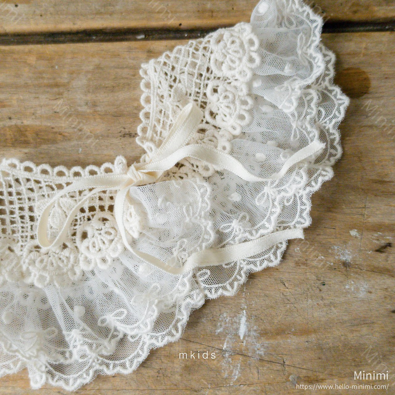 mkids Cecil Lace Cape 細節圖 5