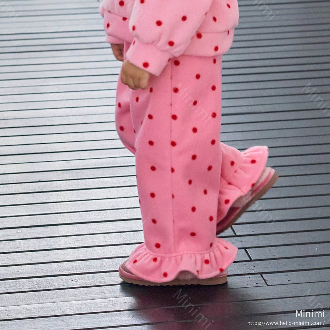 1st BLUE Fleece Frill Pants 細節圖 9