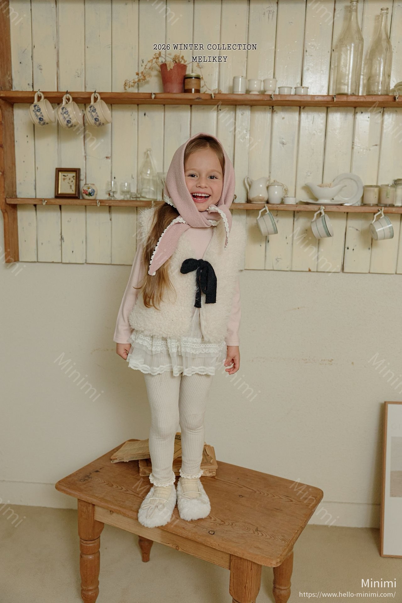Melikey Pom Pom Shawl Frill Tee 細節圖 4