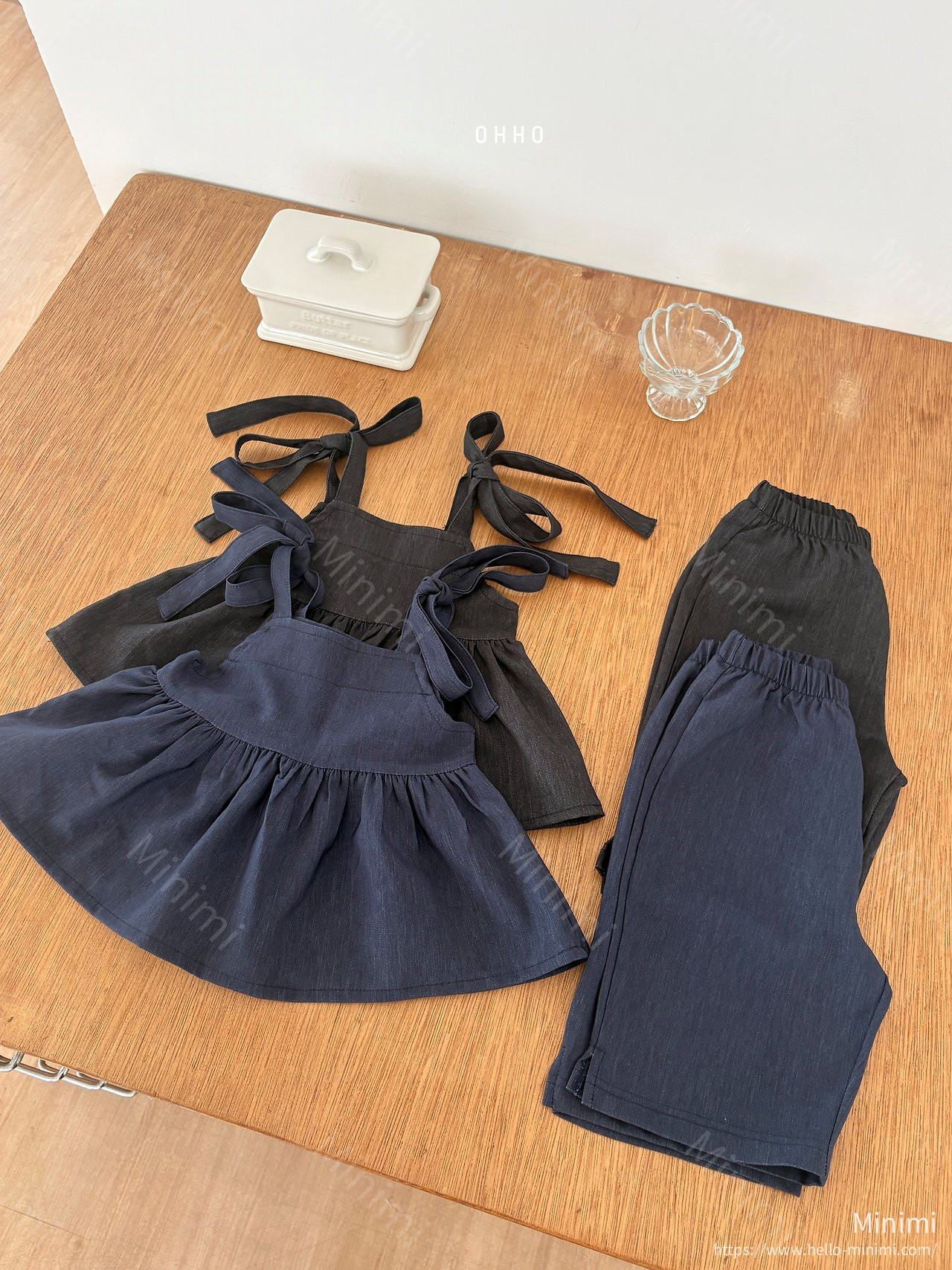 OHHO Soft Denim Capri Pants 細節圖 1