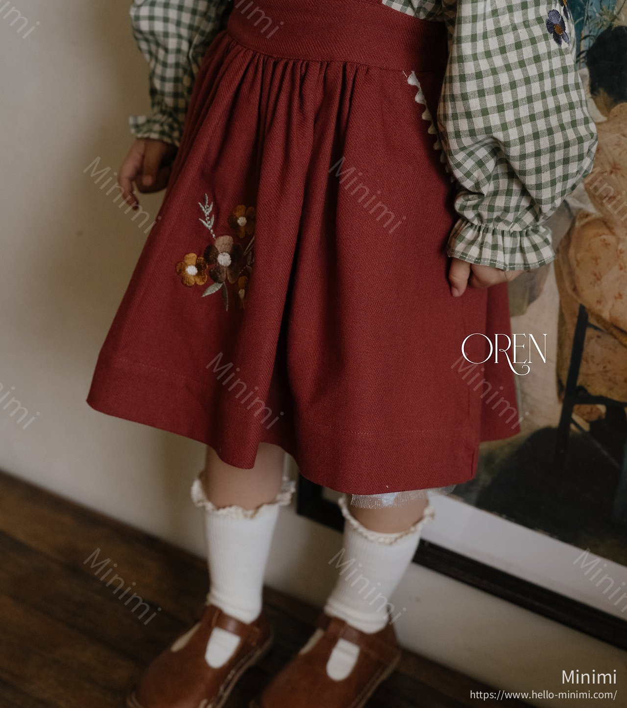 Oren Autumn Bloom Jumper Skirt 細節圖 45