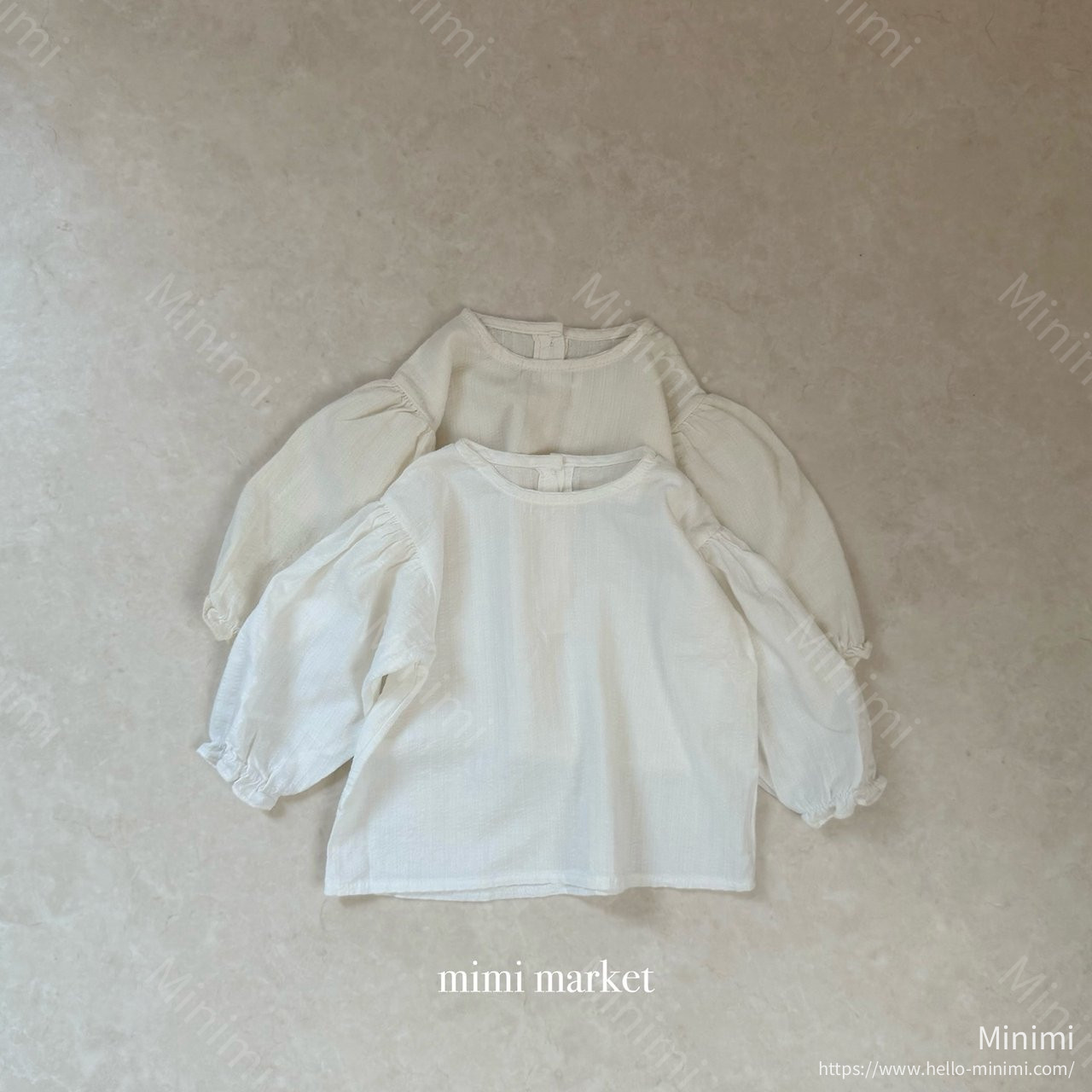 mimi-market Round Blouse - 韓國童裝代購主圖