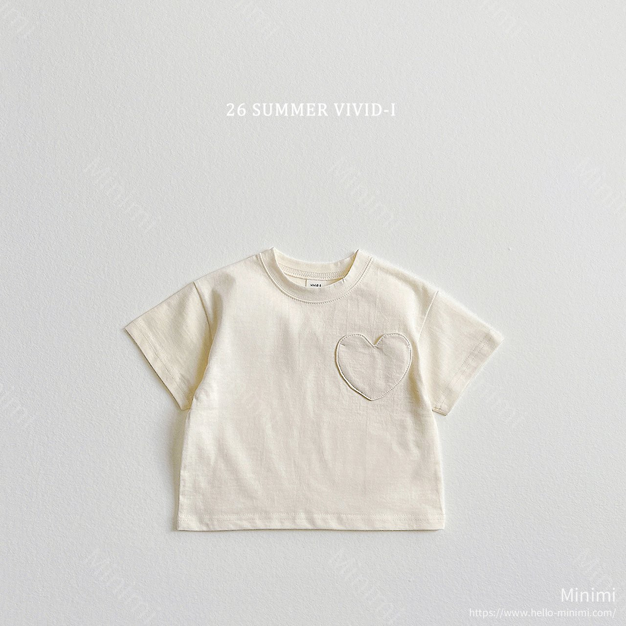 VIVID-I Heart Pocket T-Shirt 細節圖 1