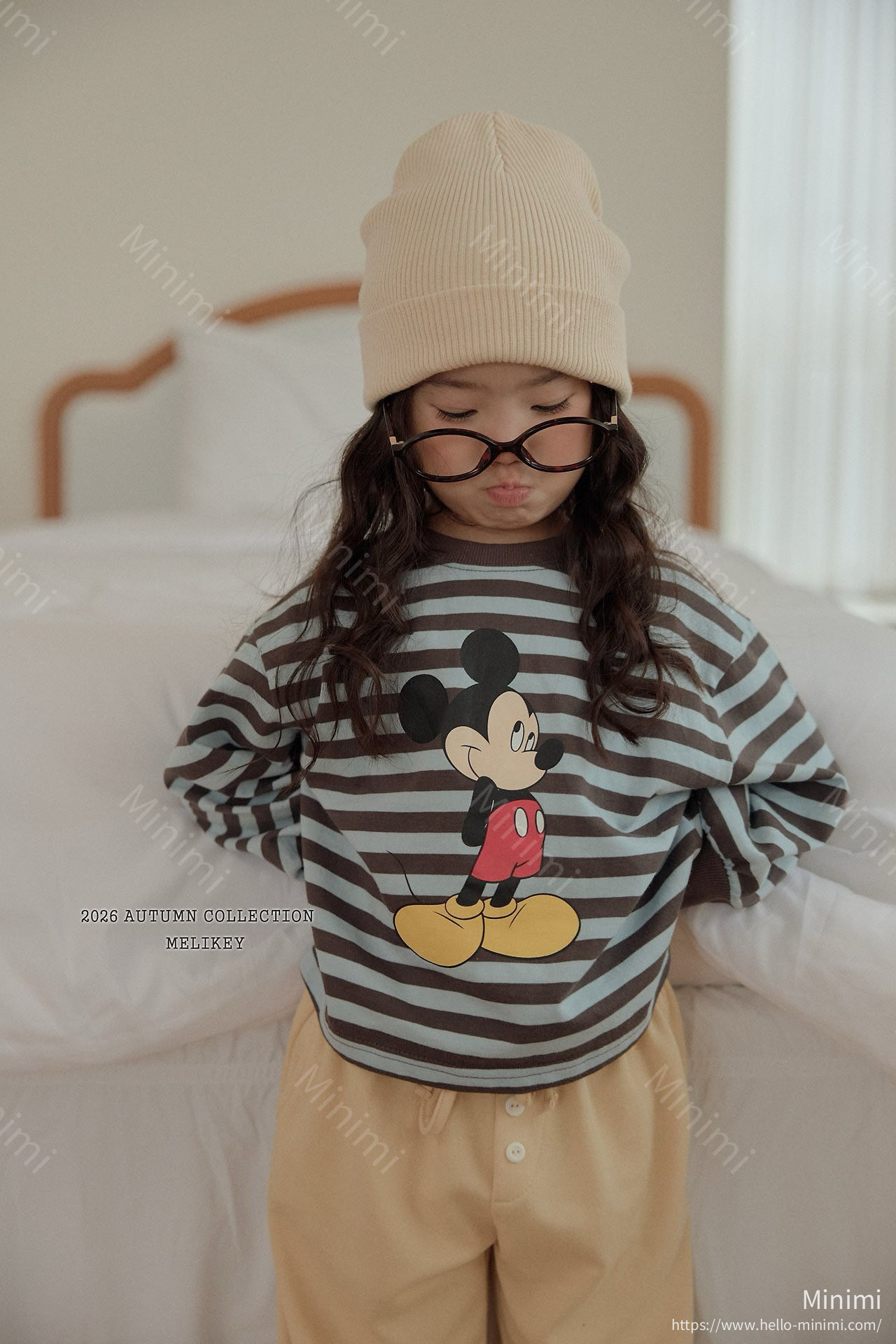 Melikey Mickey Ribbed Hem T-shirt 細節圖 19