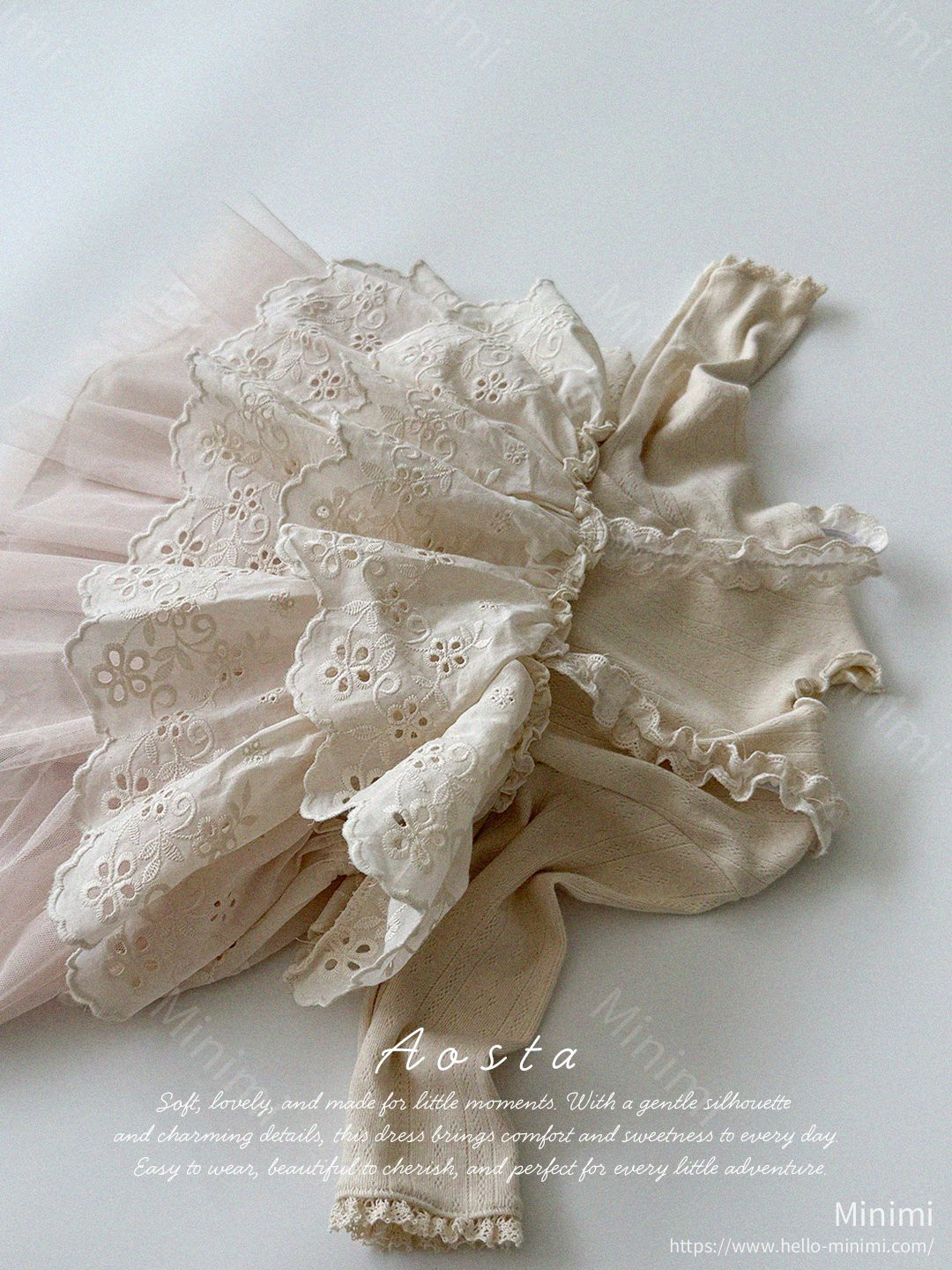 Aosta atelier Lace Cancan Blouse 細節圖 6