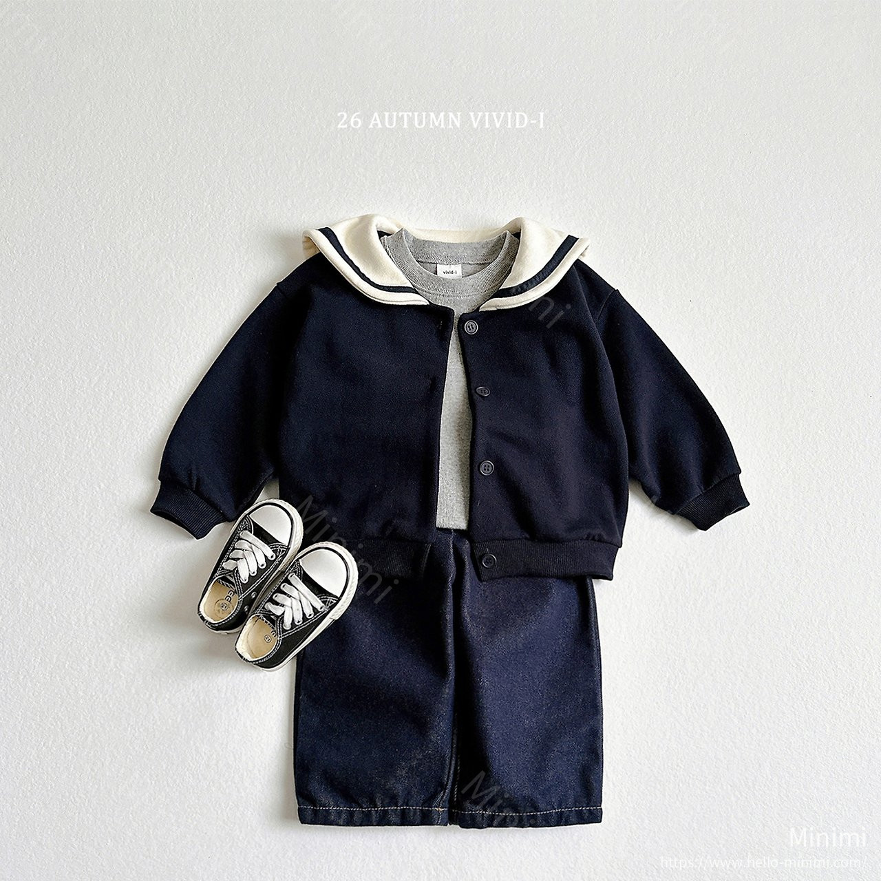 VIVID-I Classic Sailor Cardigan 細節圖 14